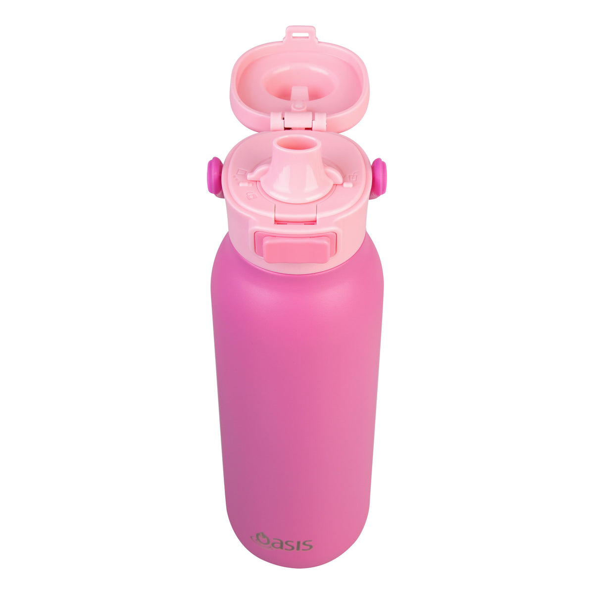 Oasis Stainless Steel Insulated Verso Dual Spout Drink Bottle Berry Blast