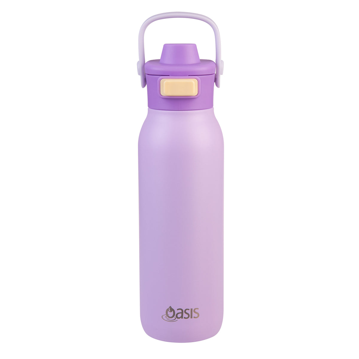 Oasis Stainless Steel Insulated Verso Dual Spout Drink Bottle Purple Rain