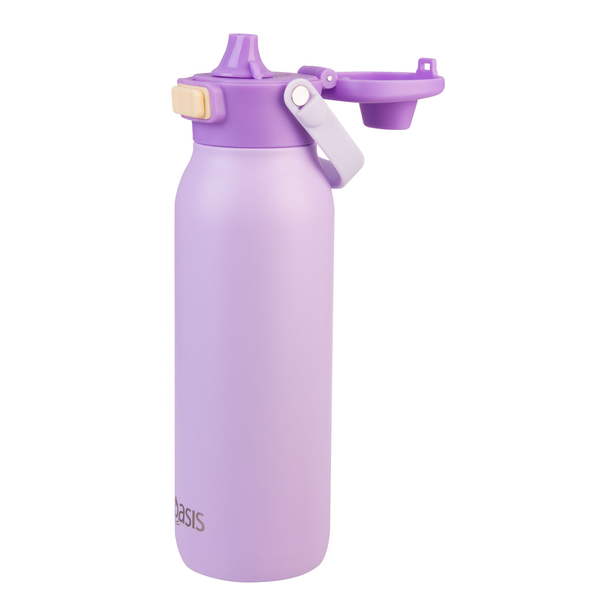 Oasis Stainless Steel Insulated Verso Dual Spout Drink Bottle Purple Rain