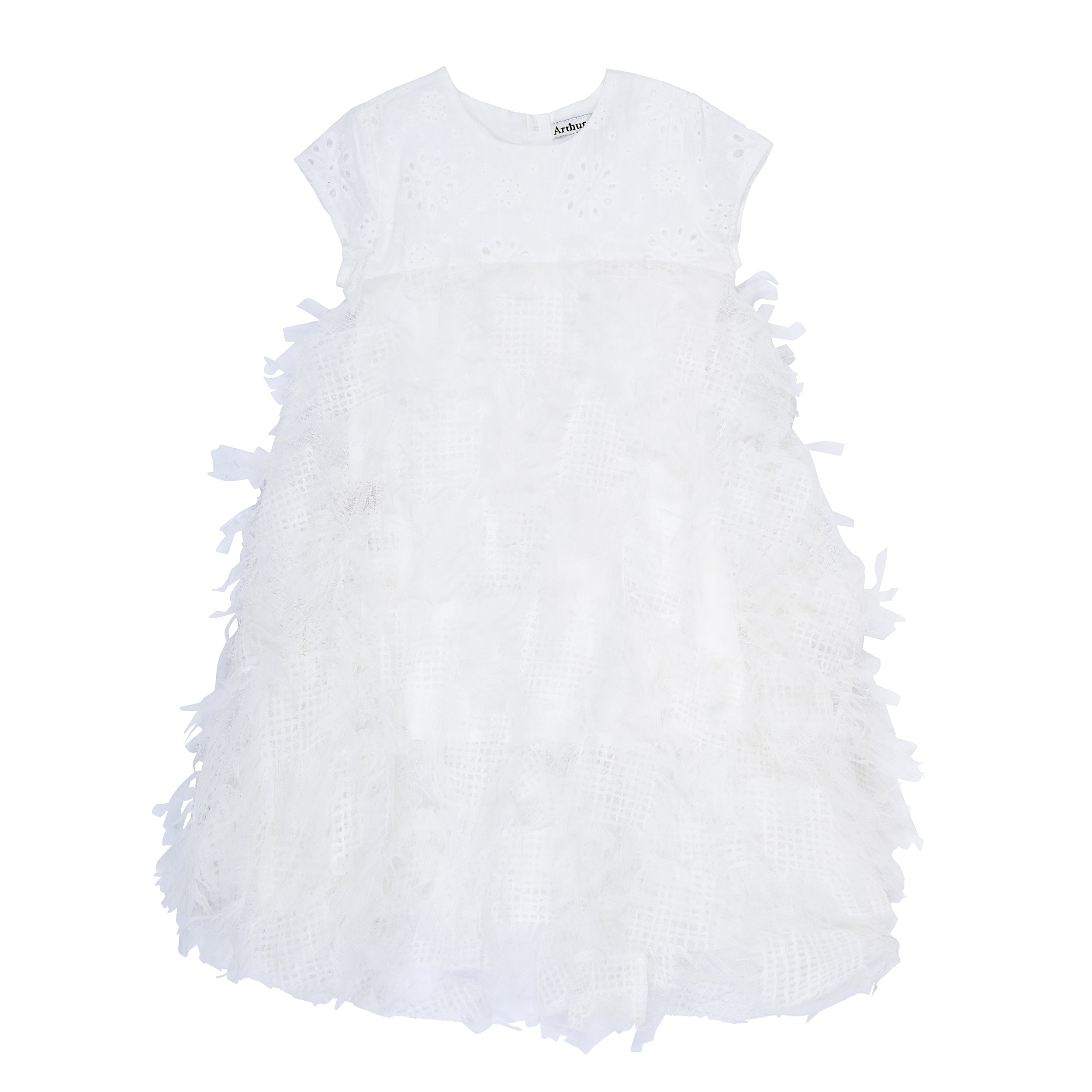 Arthur Ave White Tulle Dress