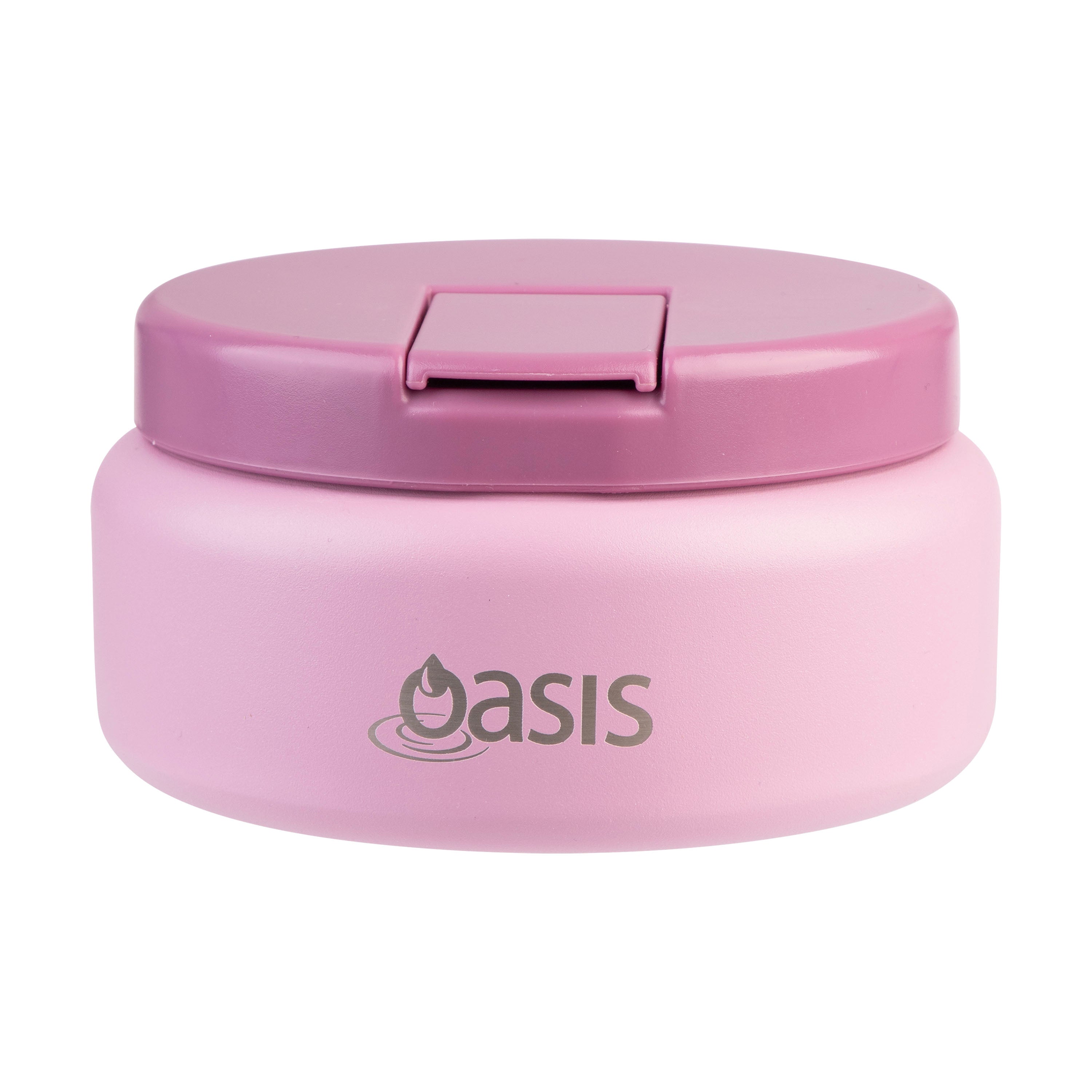 Oasis Stainless Steel Double Wall Insulated Food Flask with Quick Release Lid 230ml