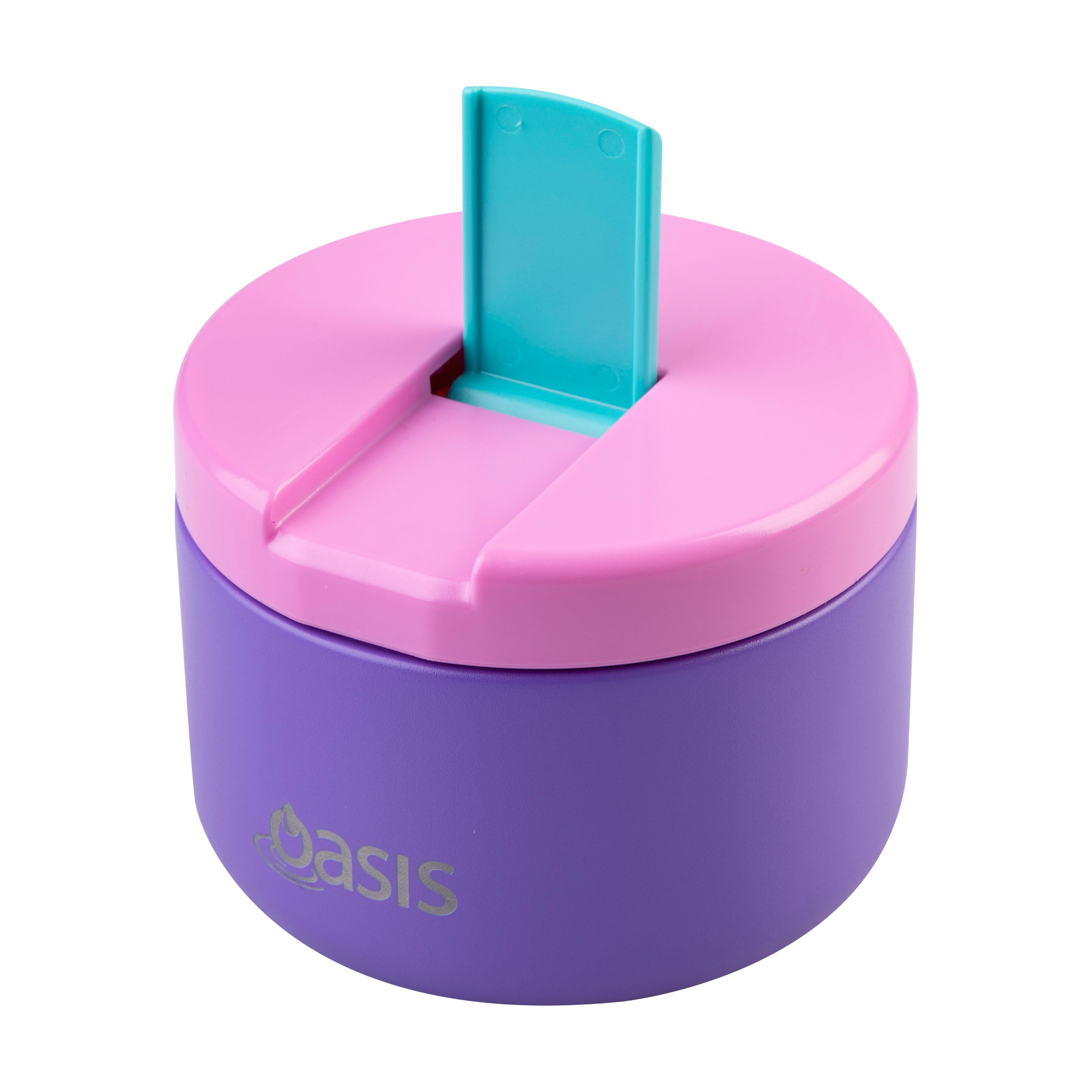 Oasis Stainless Steel Dual Wall Insulated Food Flask with Quick Release Lid 300ml