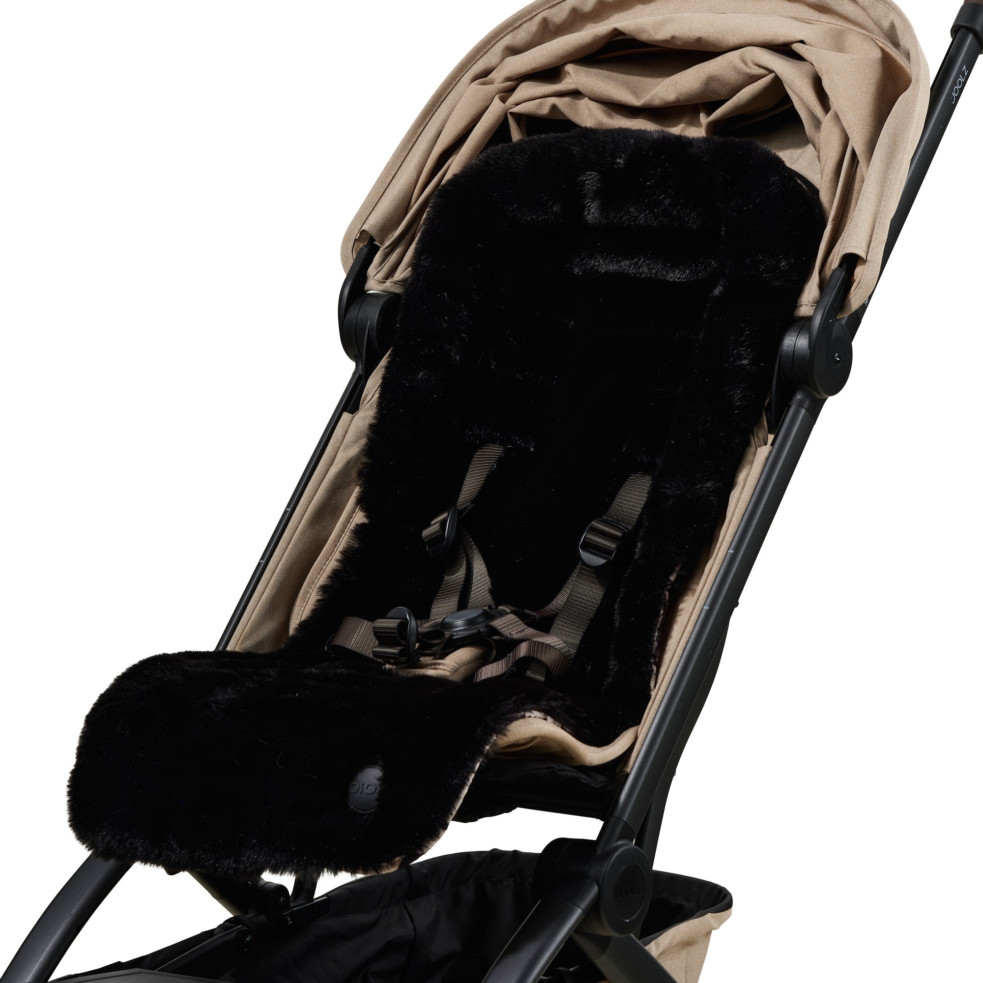 Oioi Reversible Pram Liner - Hourglass/Faux Fur