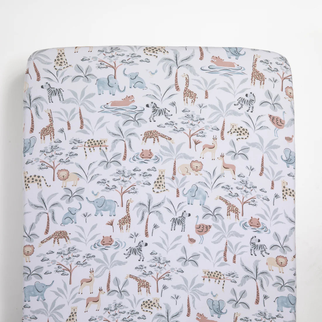 Living Textiles 1pk Fitted Cot Sheet - Wild Safari