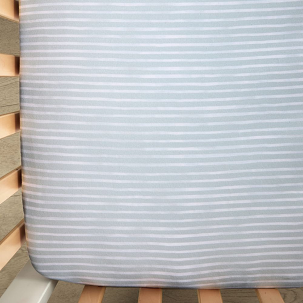 Living Textiles 2pk Organic Cot Fitted Sheet Roam and Roar