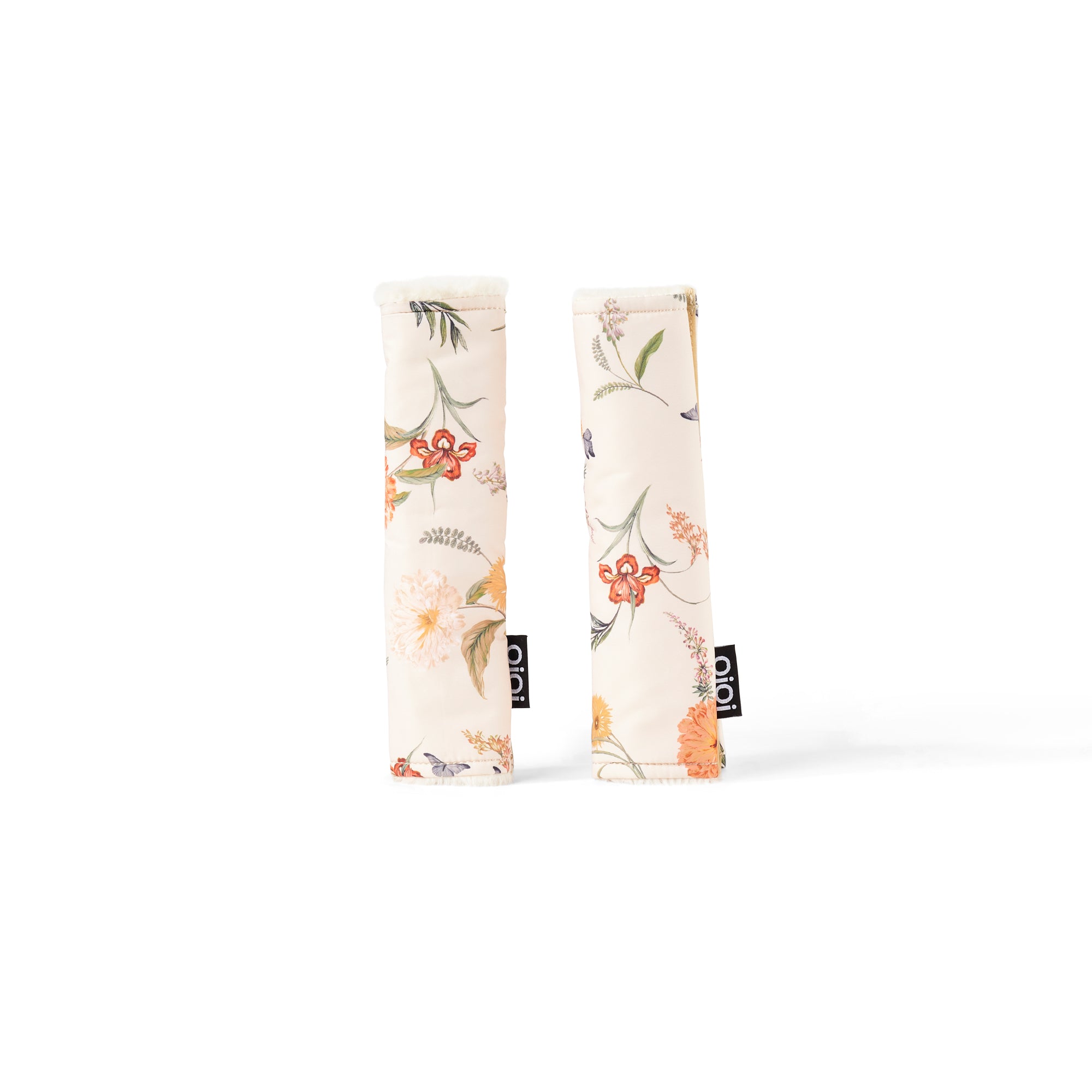 Oi Oi Pram Harness Cover Wildflower + Faux Fur