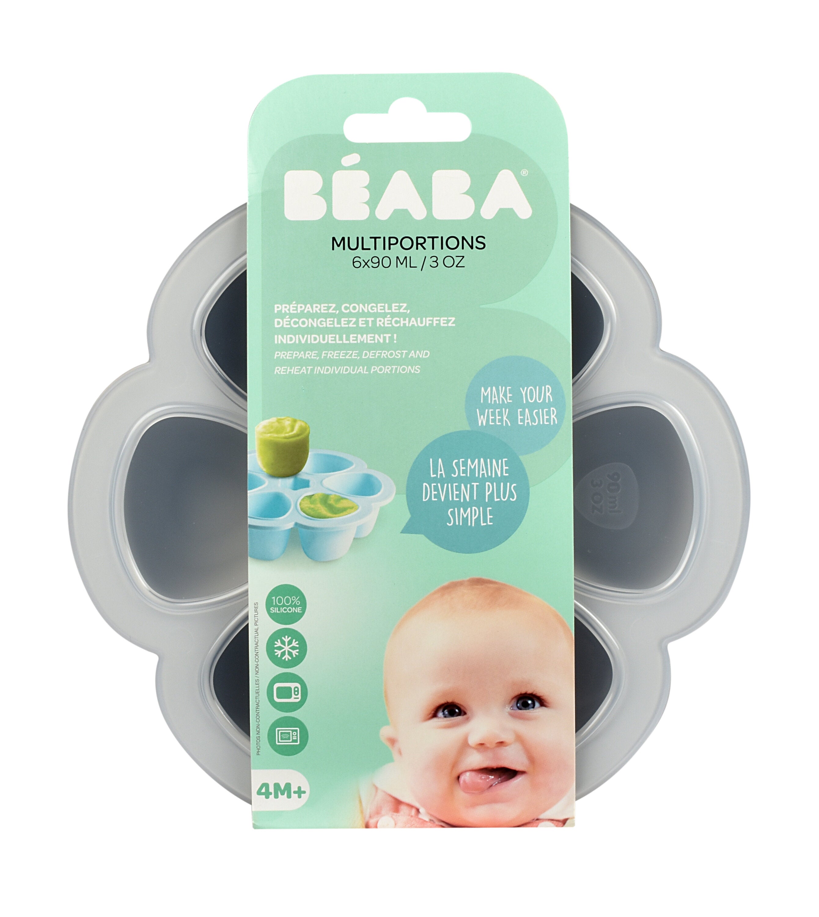 Beaba Silicone Multi Portions 90ml Light Mist