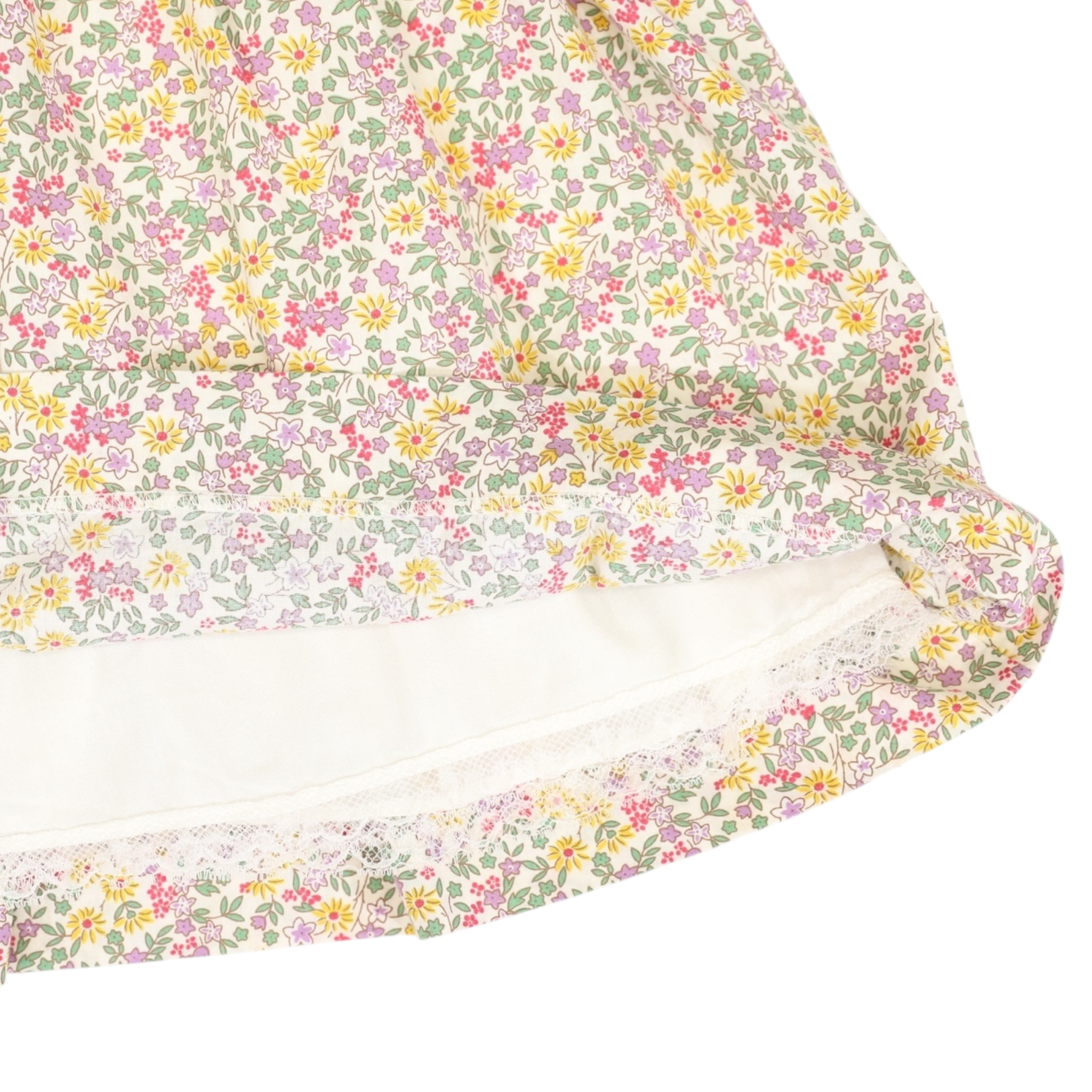 Korango Frill Smocked Dress Yellow Floral