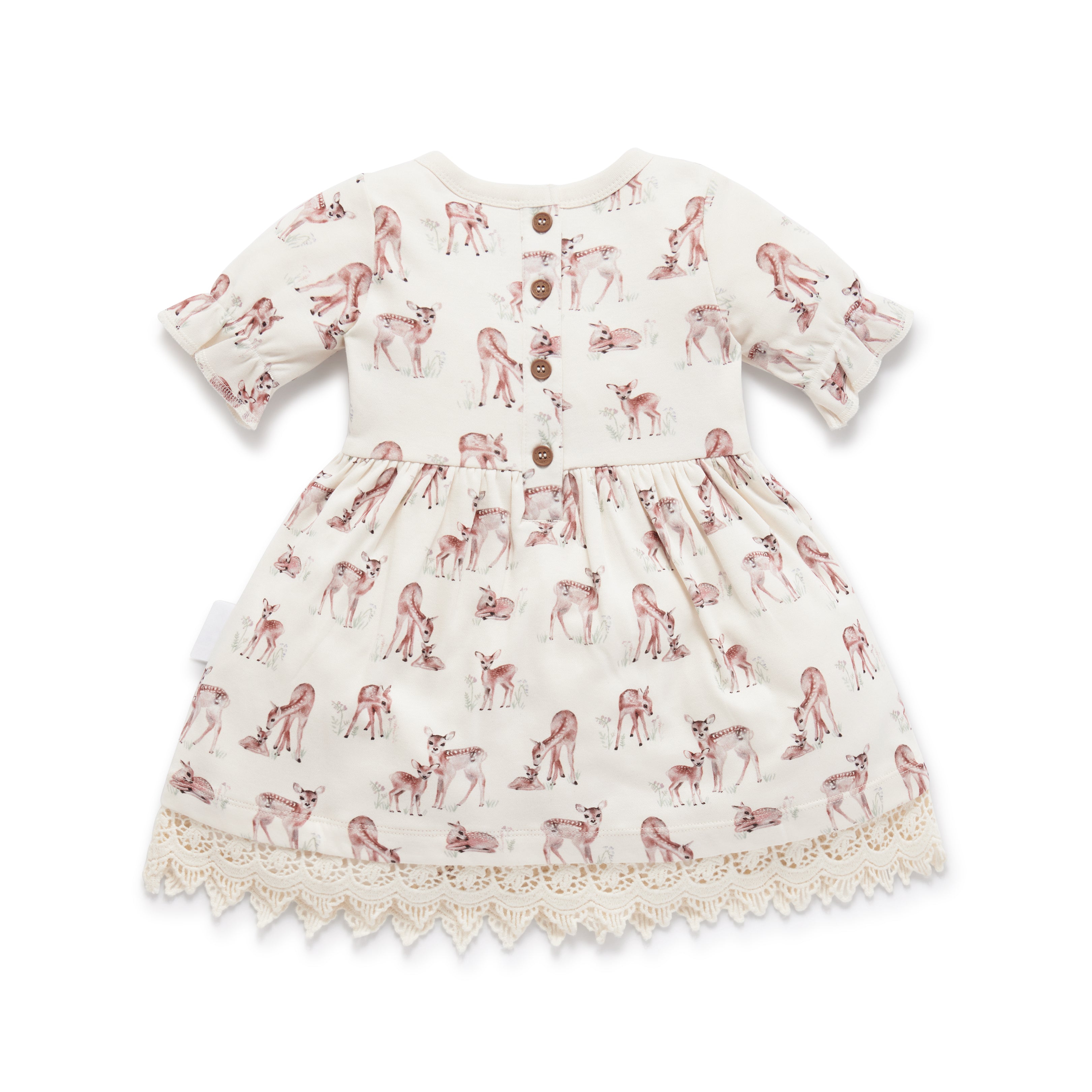 Aster & Oak Fawn Ruffle Dress