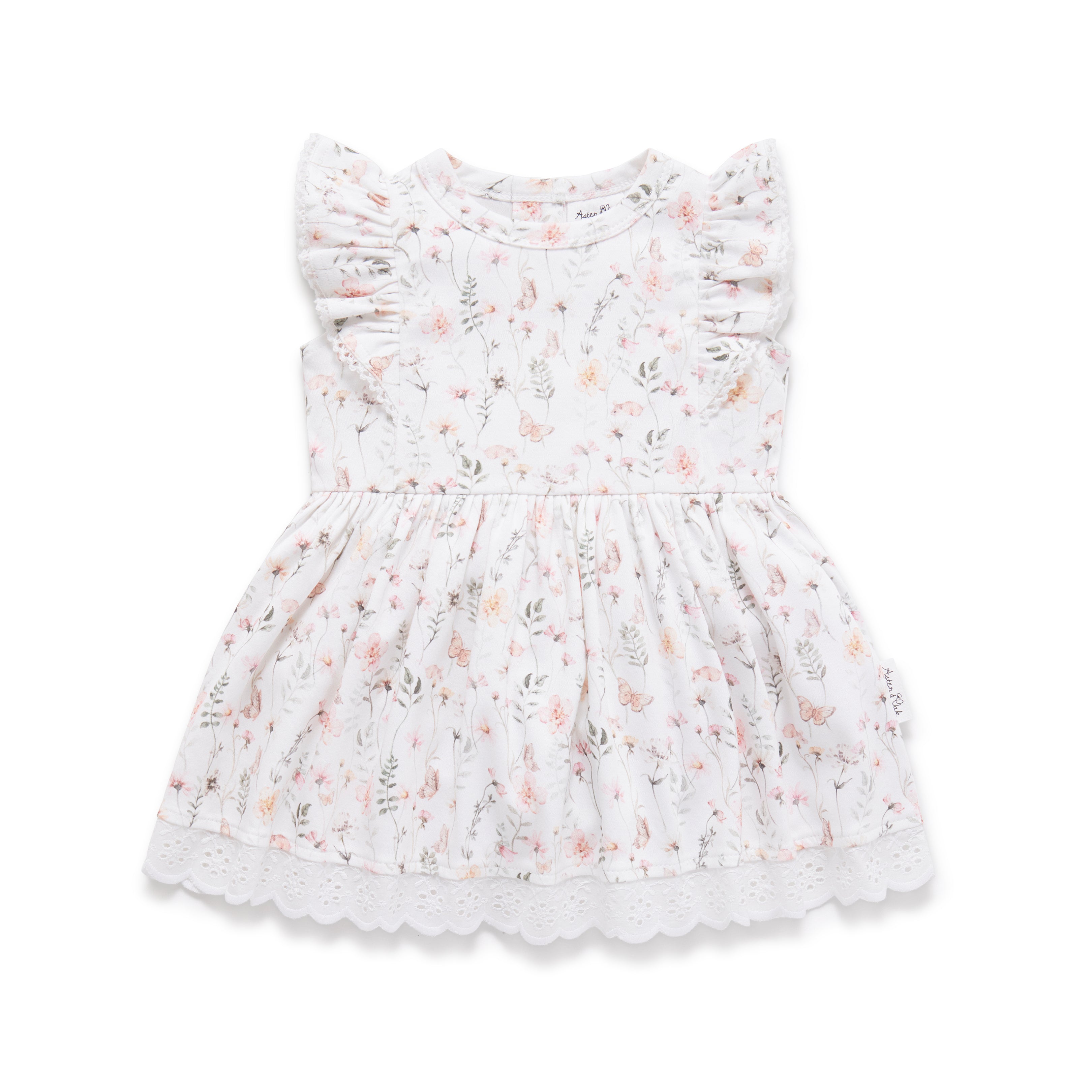 Aster & Oak Secret Garden Ruffle Dress - Last One