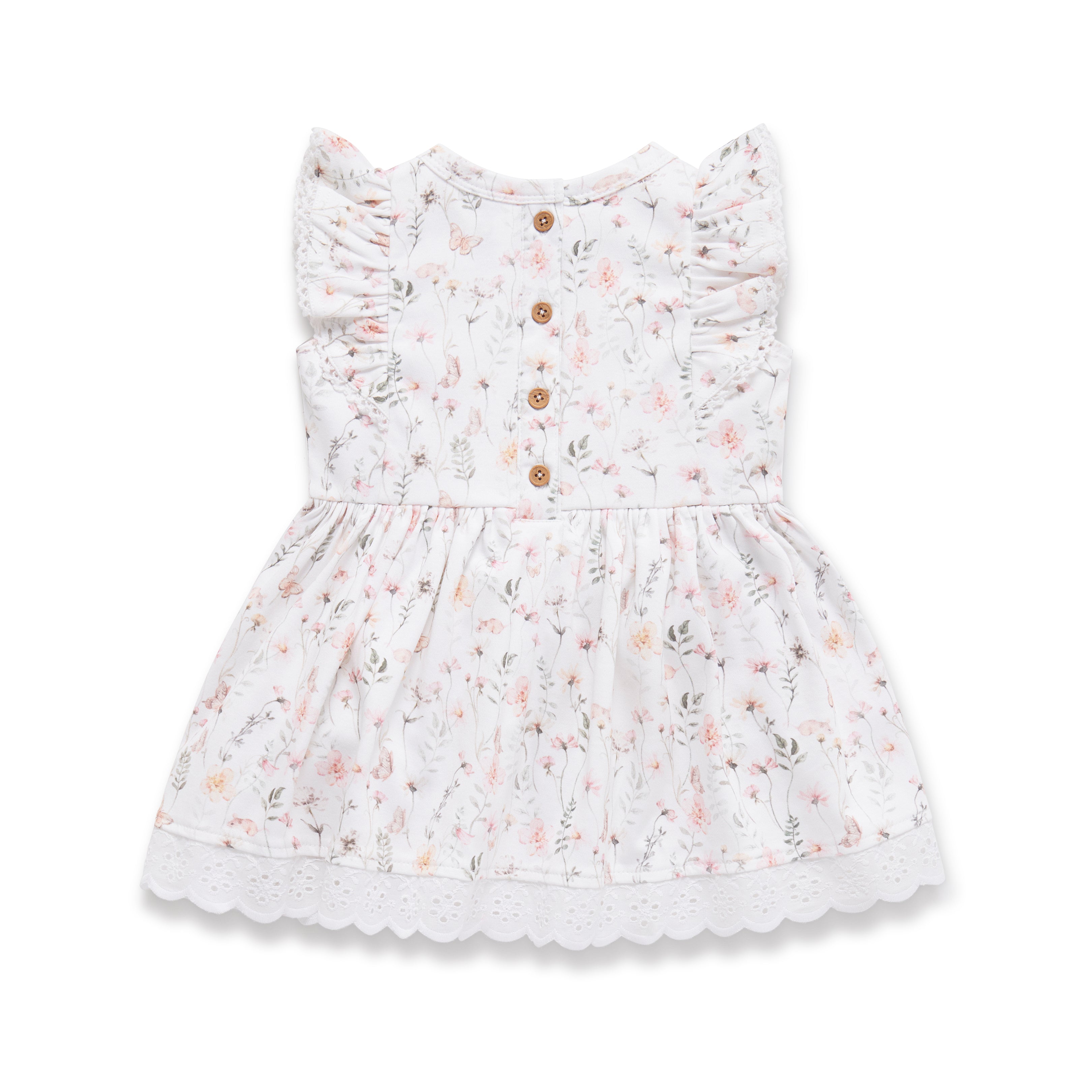 Aster & Oak Secret Garden Ruffle Dress - Last One