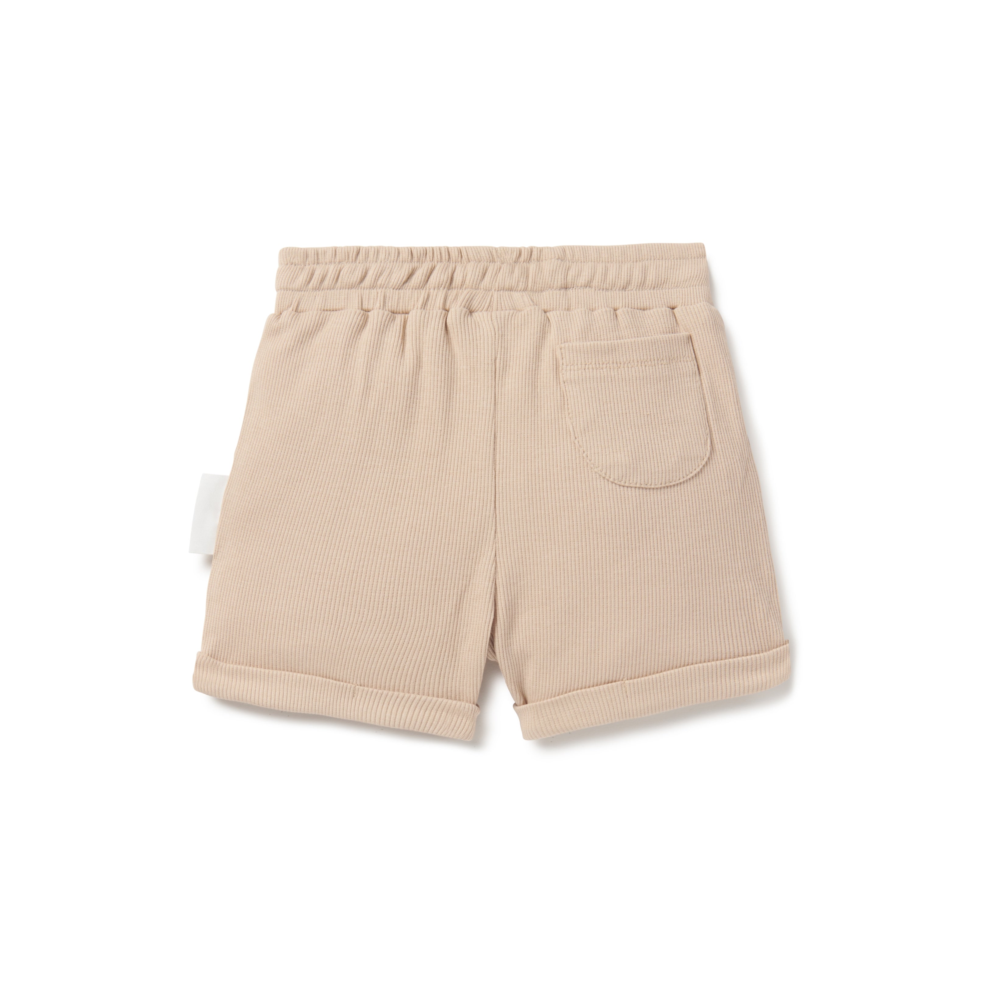 Aster & Oak Taupe Rib Shorts