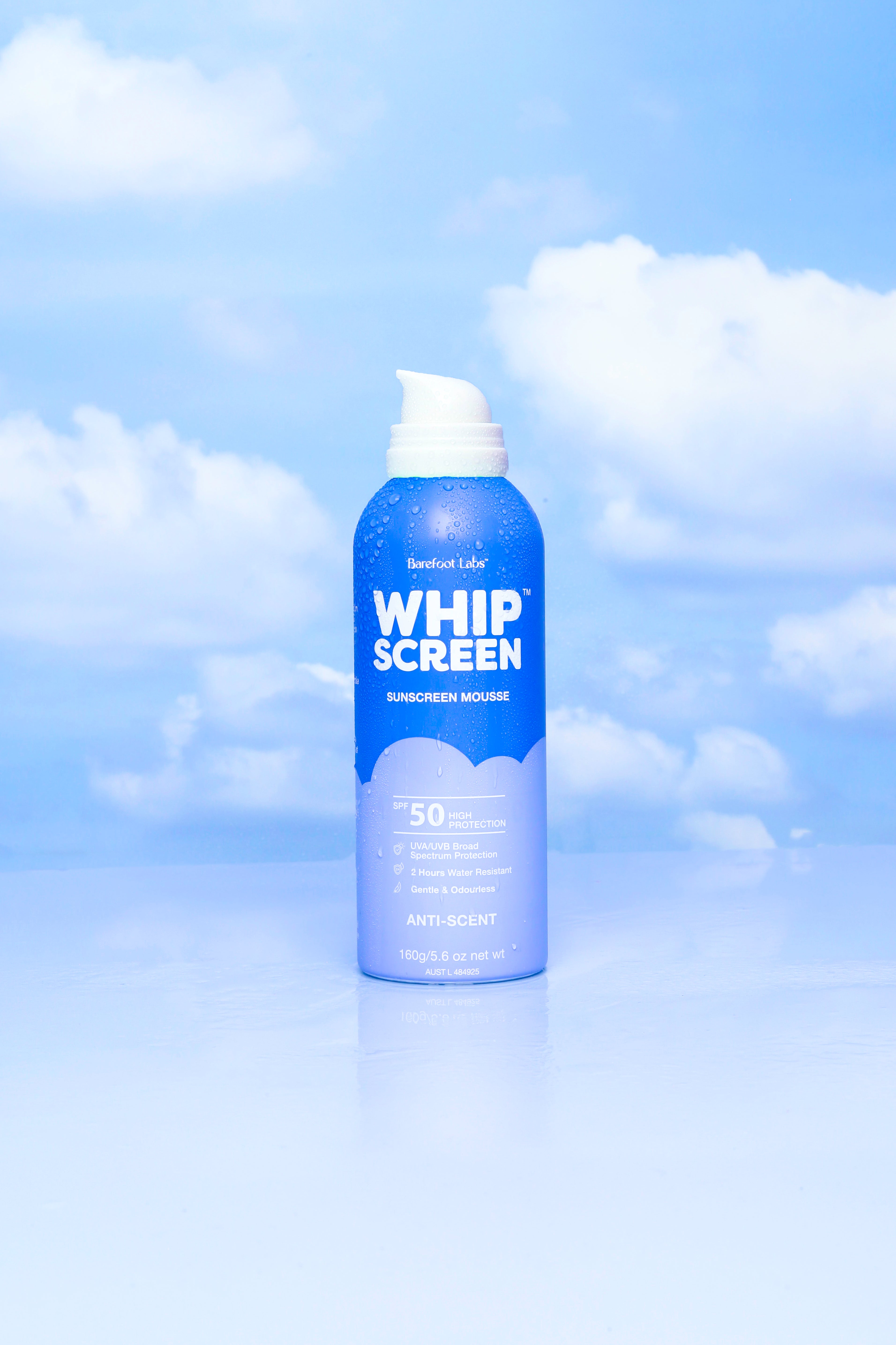 Barefoot Labs Whipscreen Sunscreen Mousse - Unscented