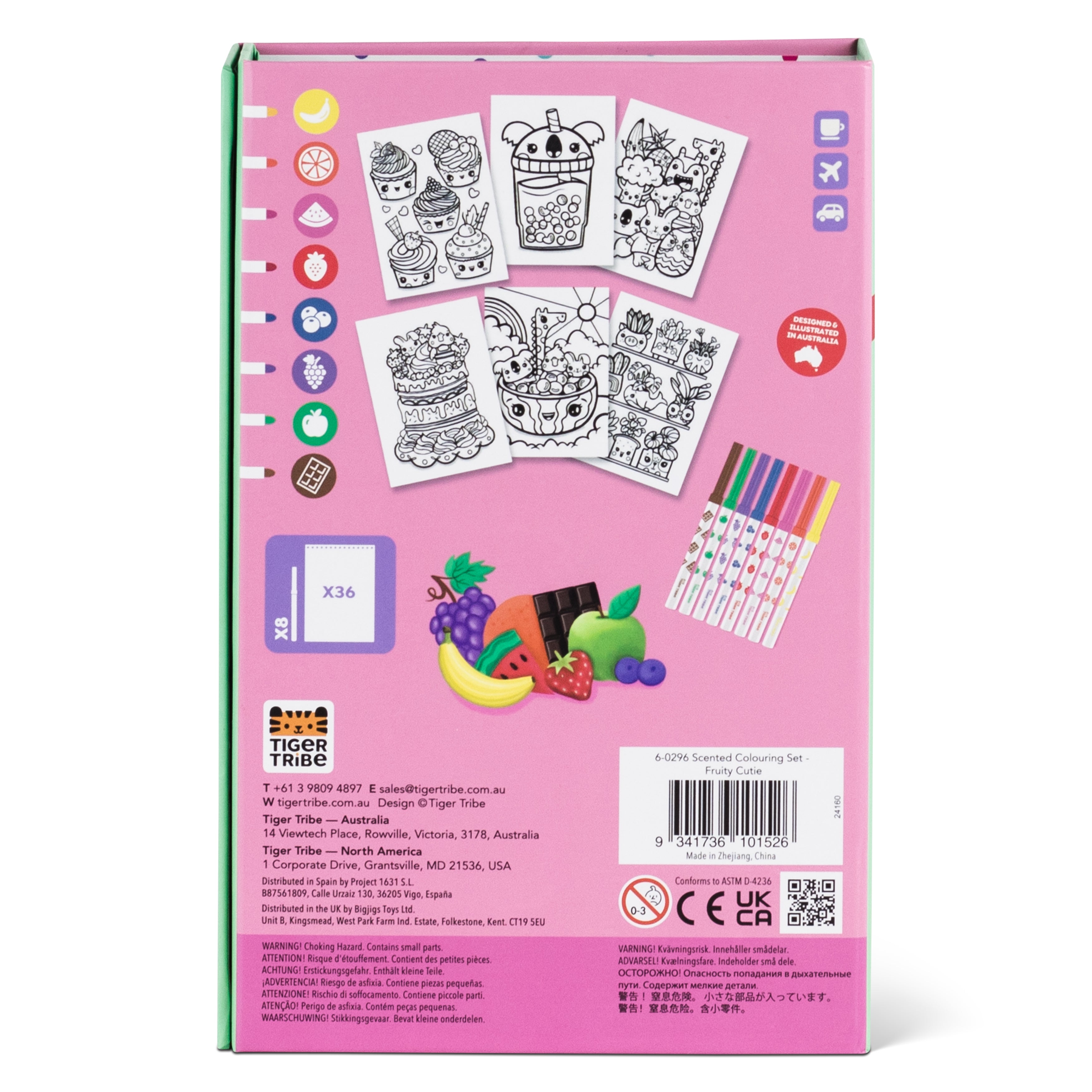 Tiger Tribe Scented Colouring Fruity Cutie