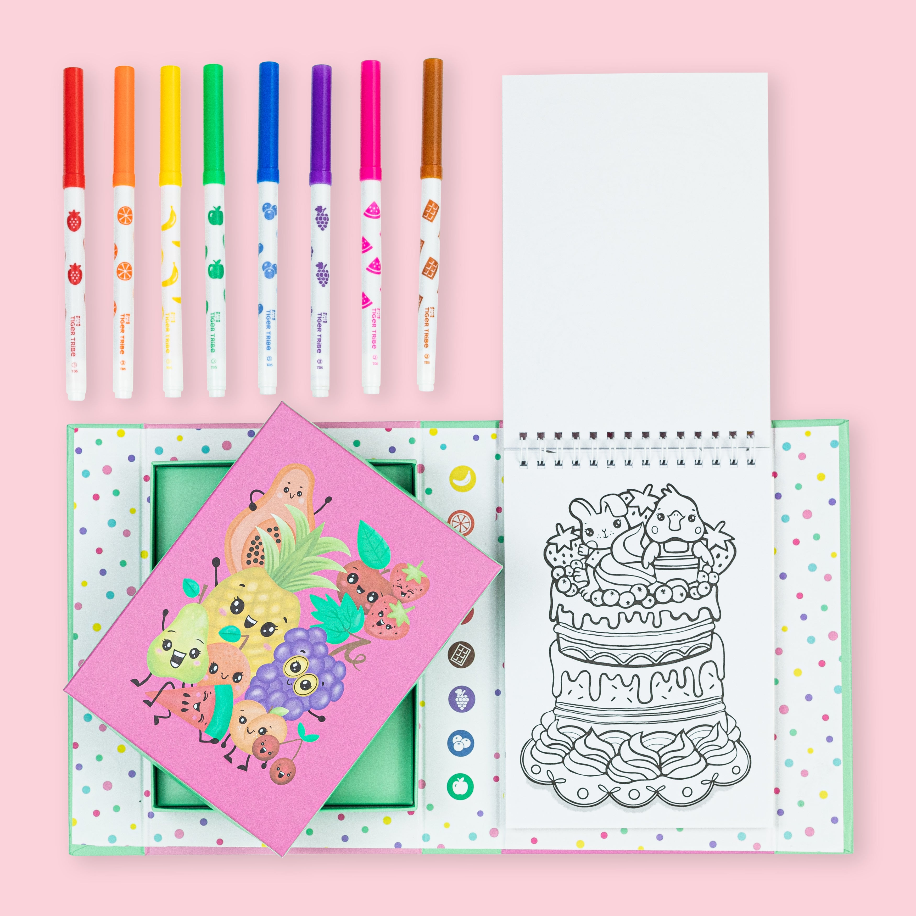 Tiger Tribe Scented Colouring Fruity Cutie