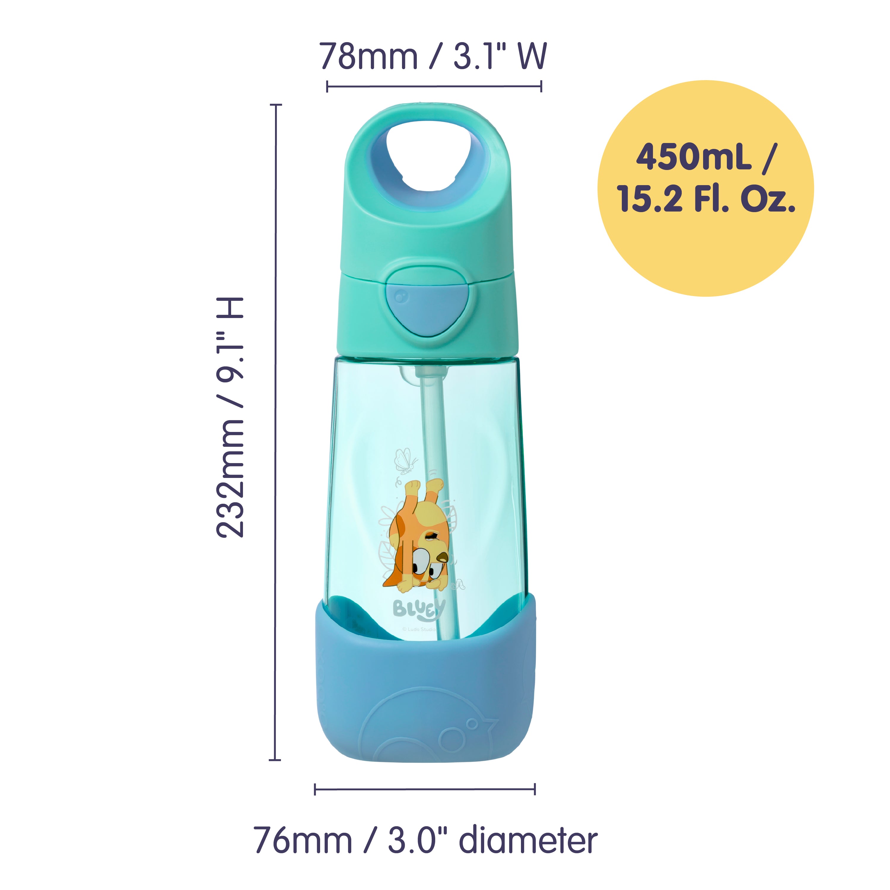 b.box Bingo Playtime 450ml Tritan Drink Bottle