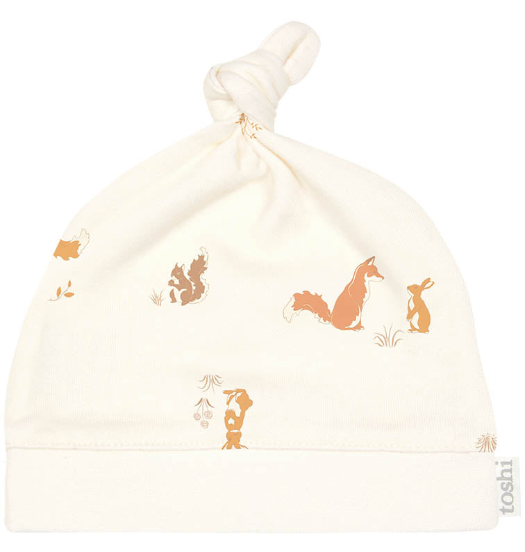 Toshi Baby Beanie Classic - Enchanted Forest Feather