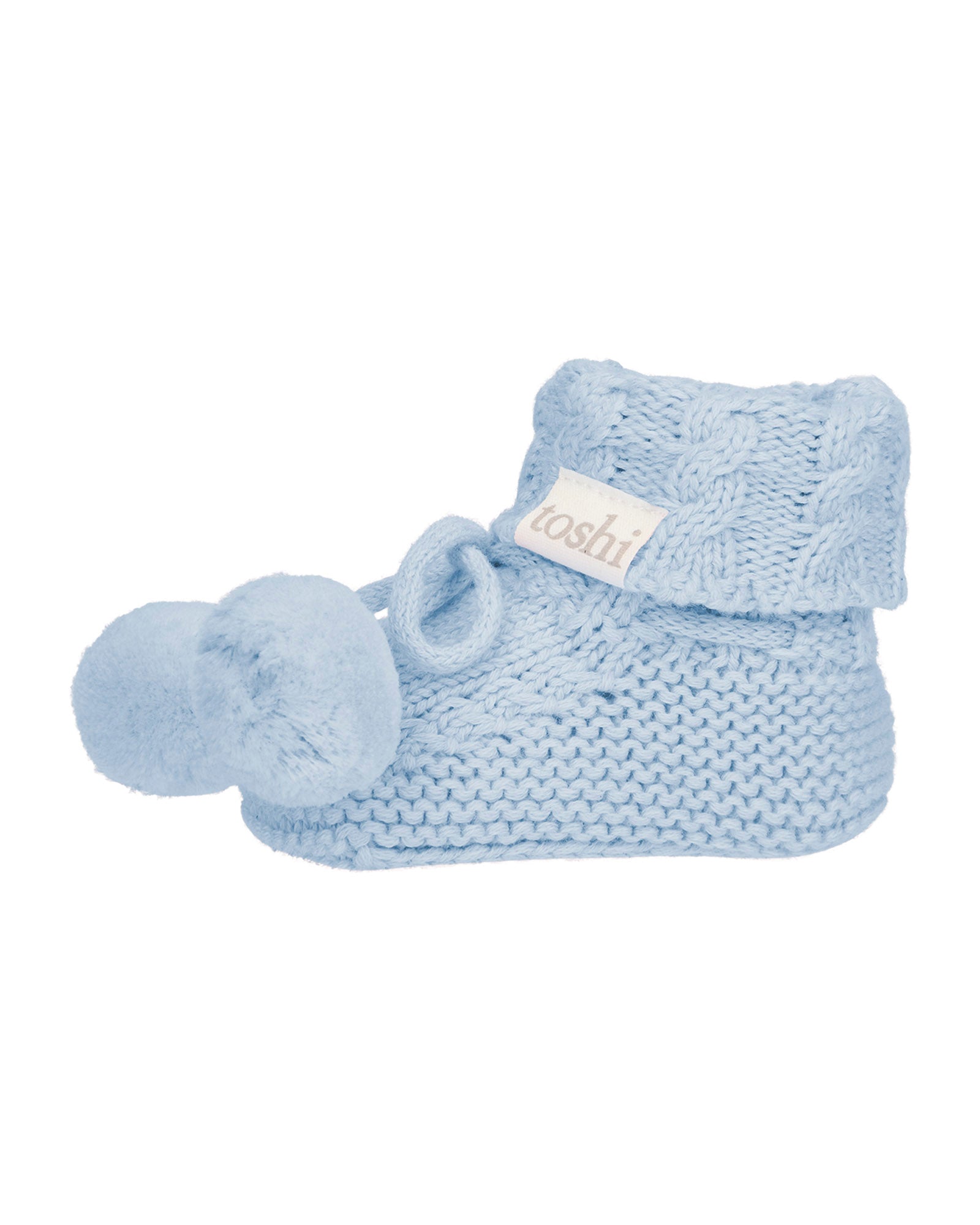 Toshi Organic Booties Bluebell