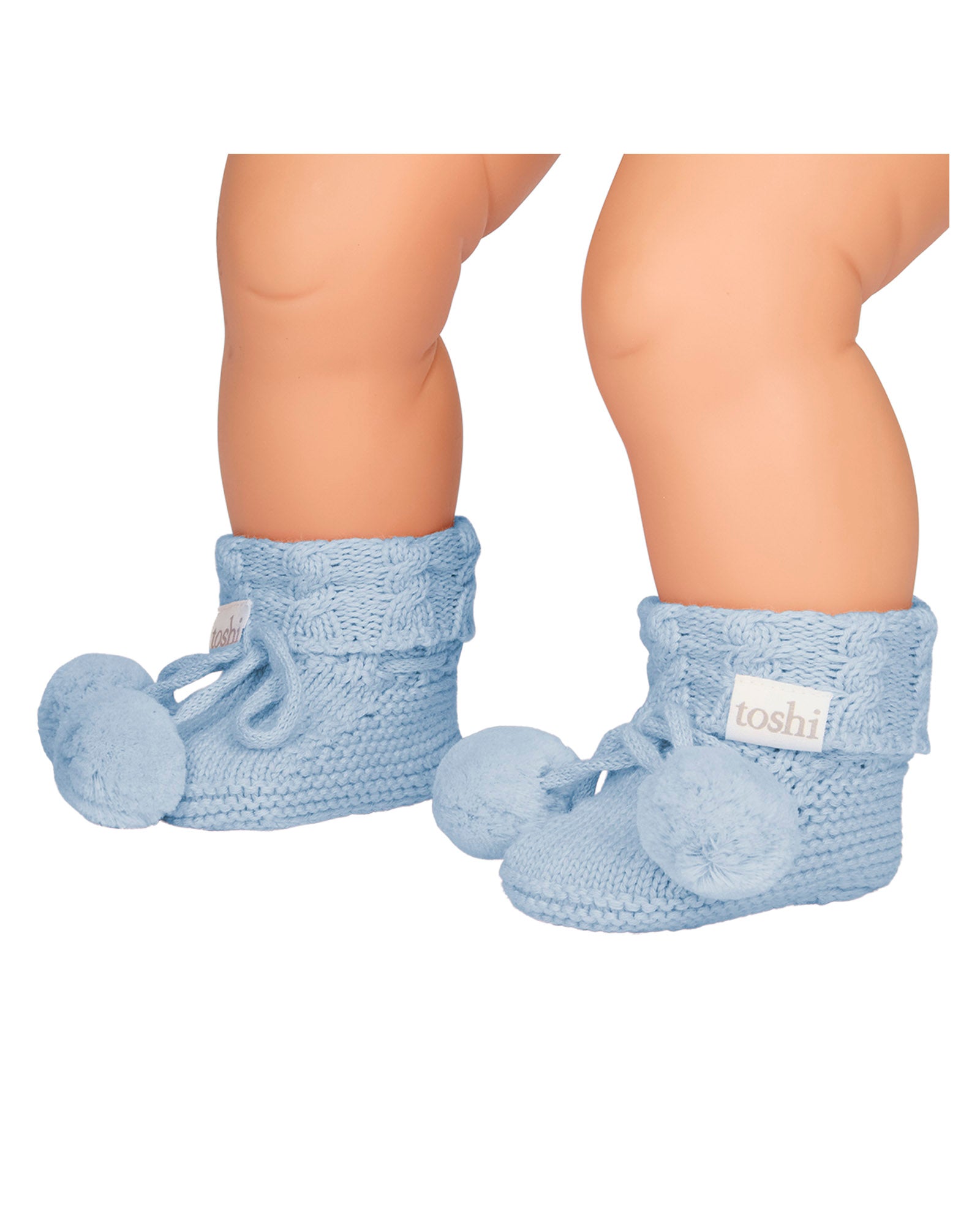 Toshi Organic Booties Bluebell