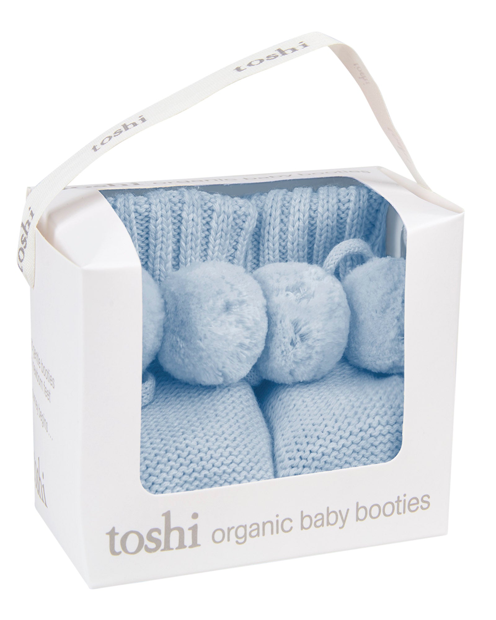 Toshi Organic Booties Bluebell