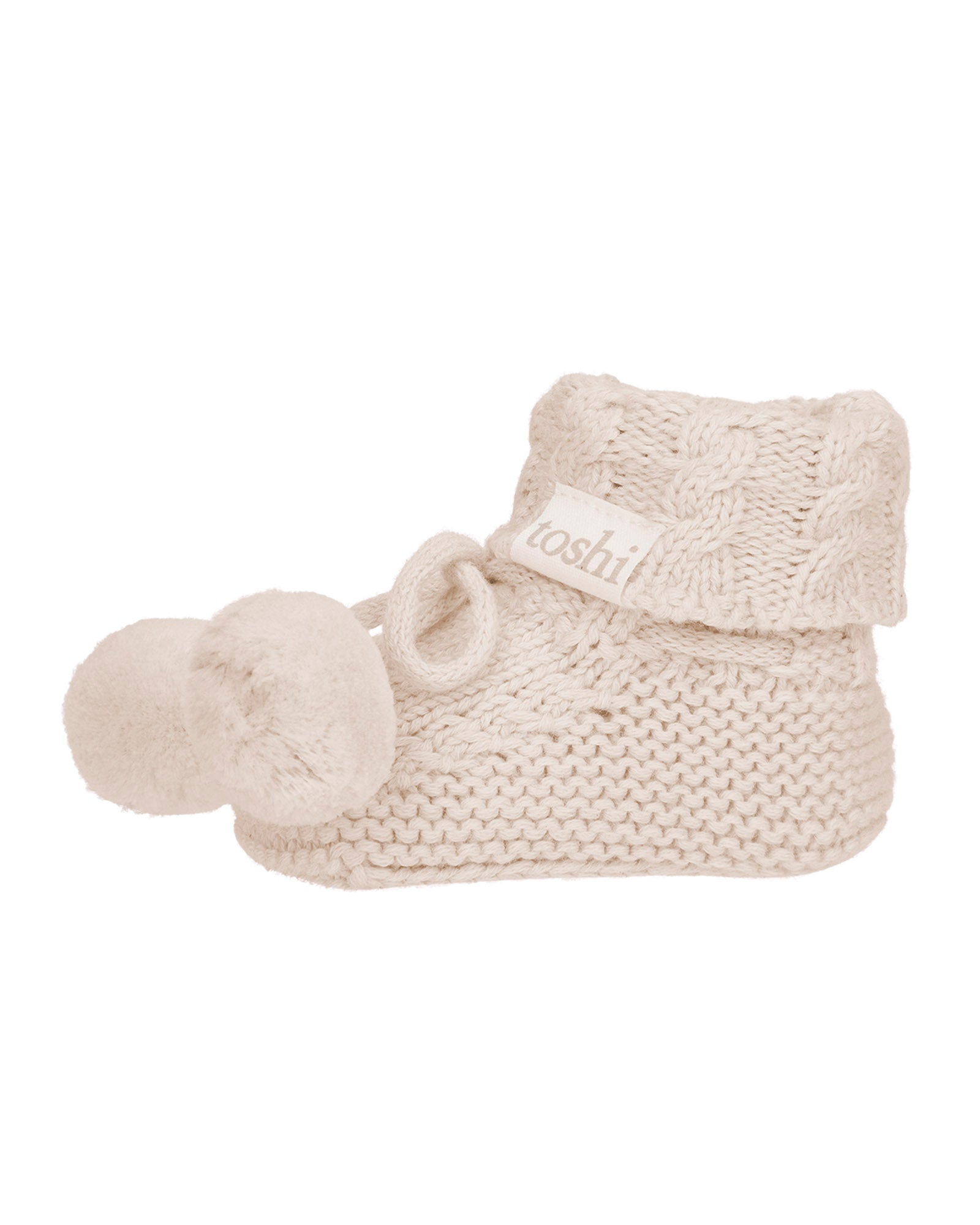Toshi Organic Booties Oatmeal