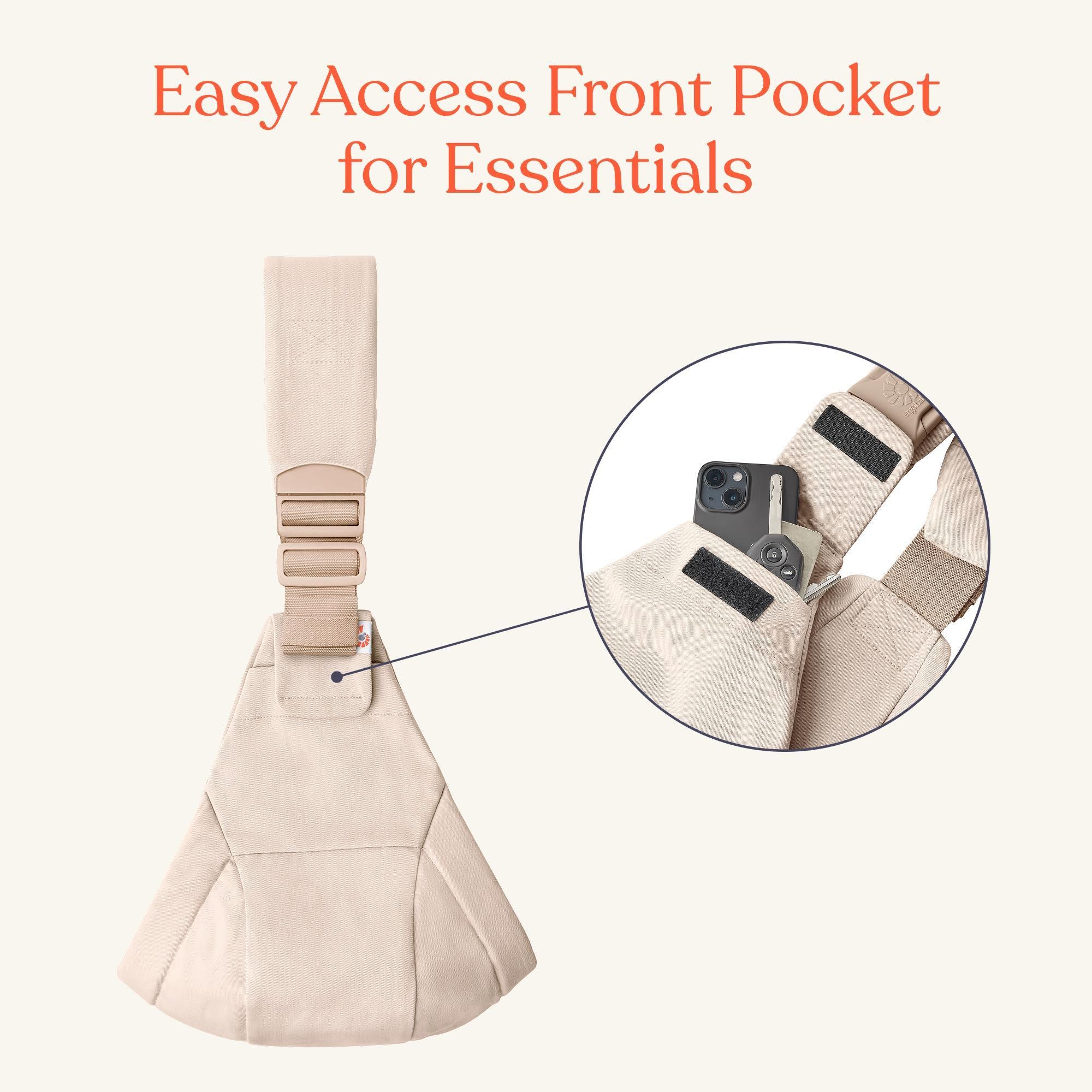 Ergobaby Upsie Sling Carrier Natural Beige