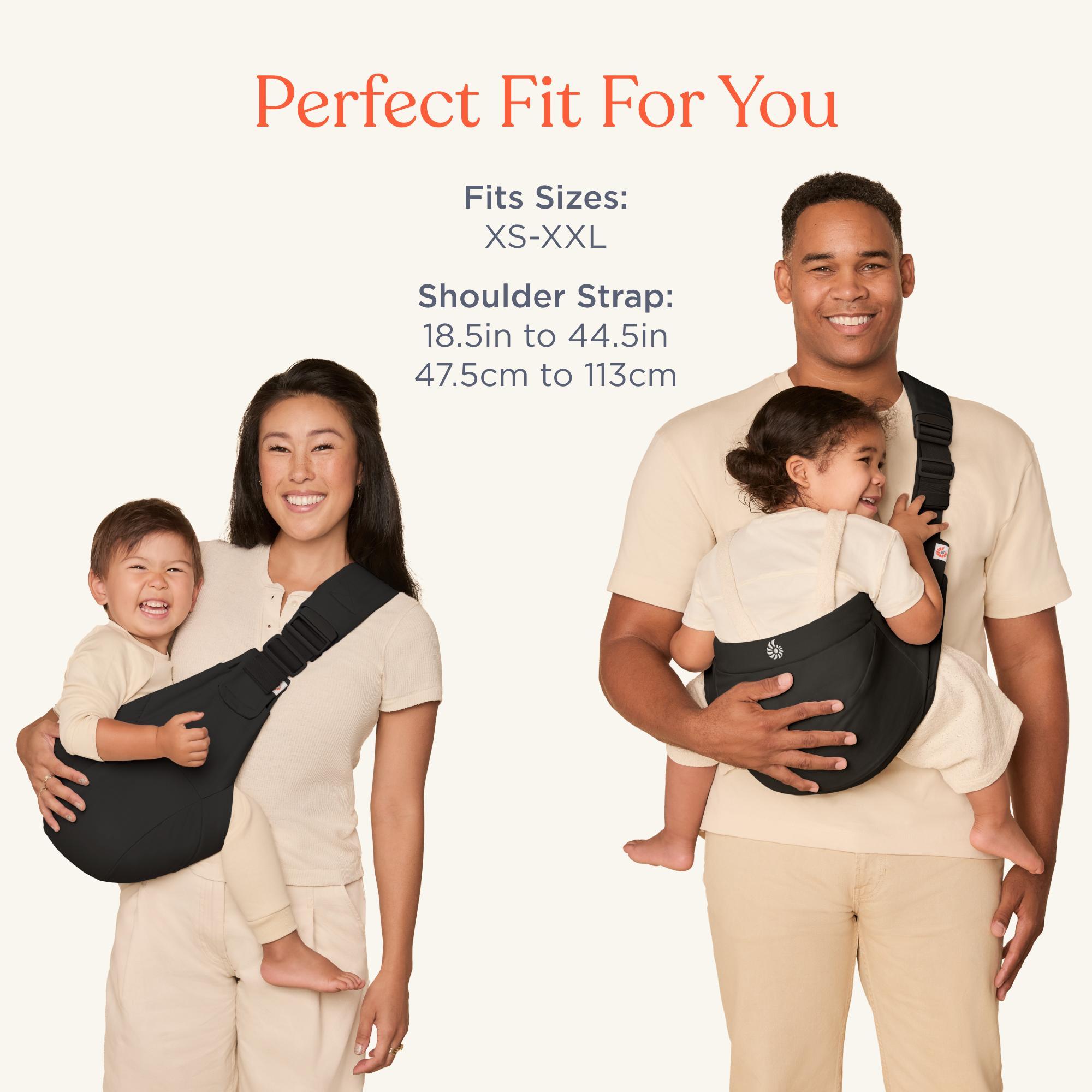 Ergobaby Upsie Sling Carrier Onyx Black