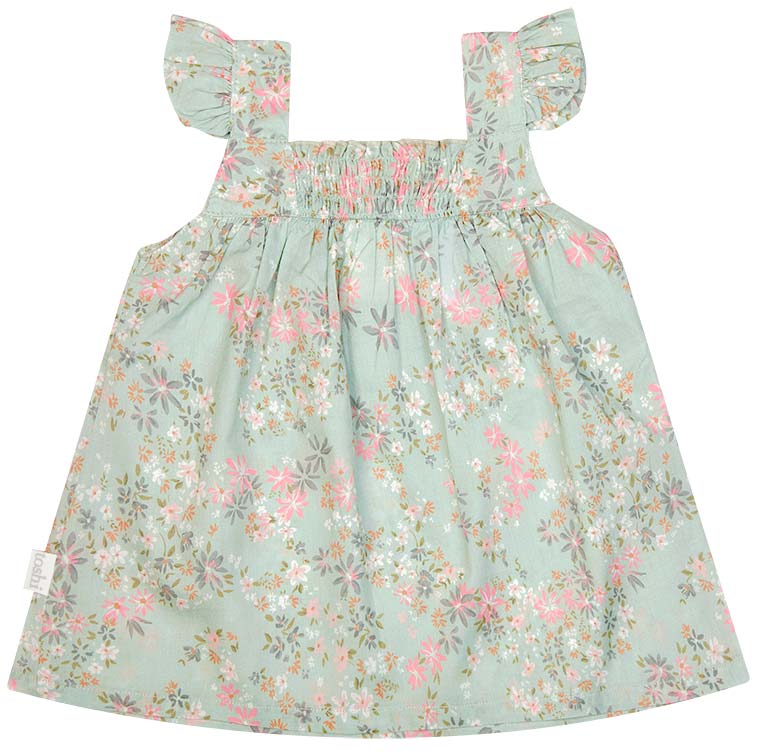 Toshi Baby Dress Athena - Thyme