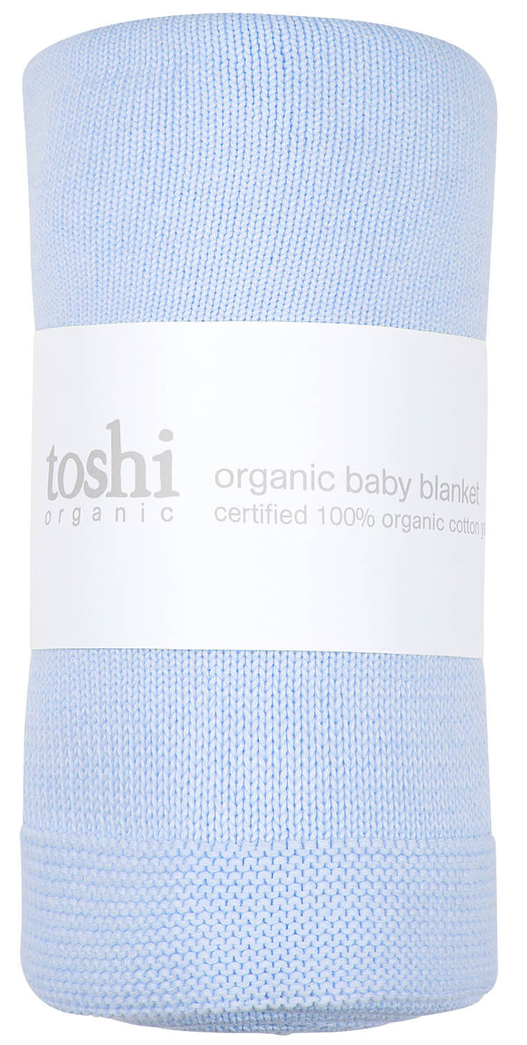 Toshi Organic Blanket Bowie - Seabreeze