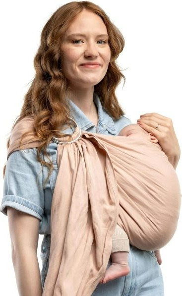 Boba Ring Sling Linen Peony