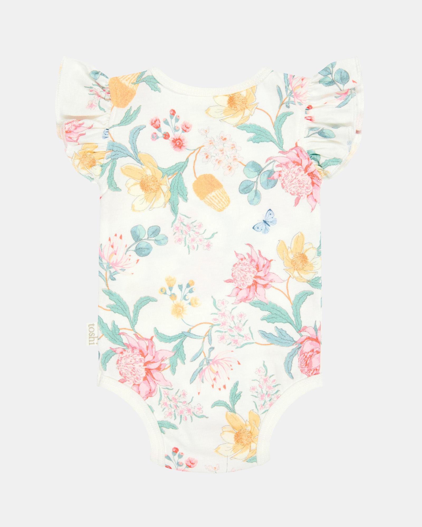 Toshi Onesie Short Sleeve Matilda - Waratah Dawn