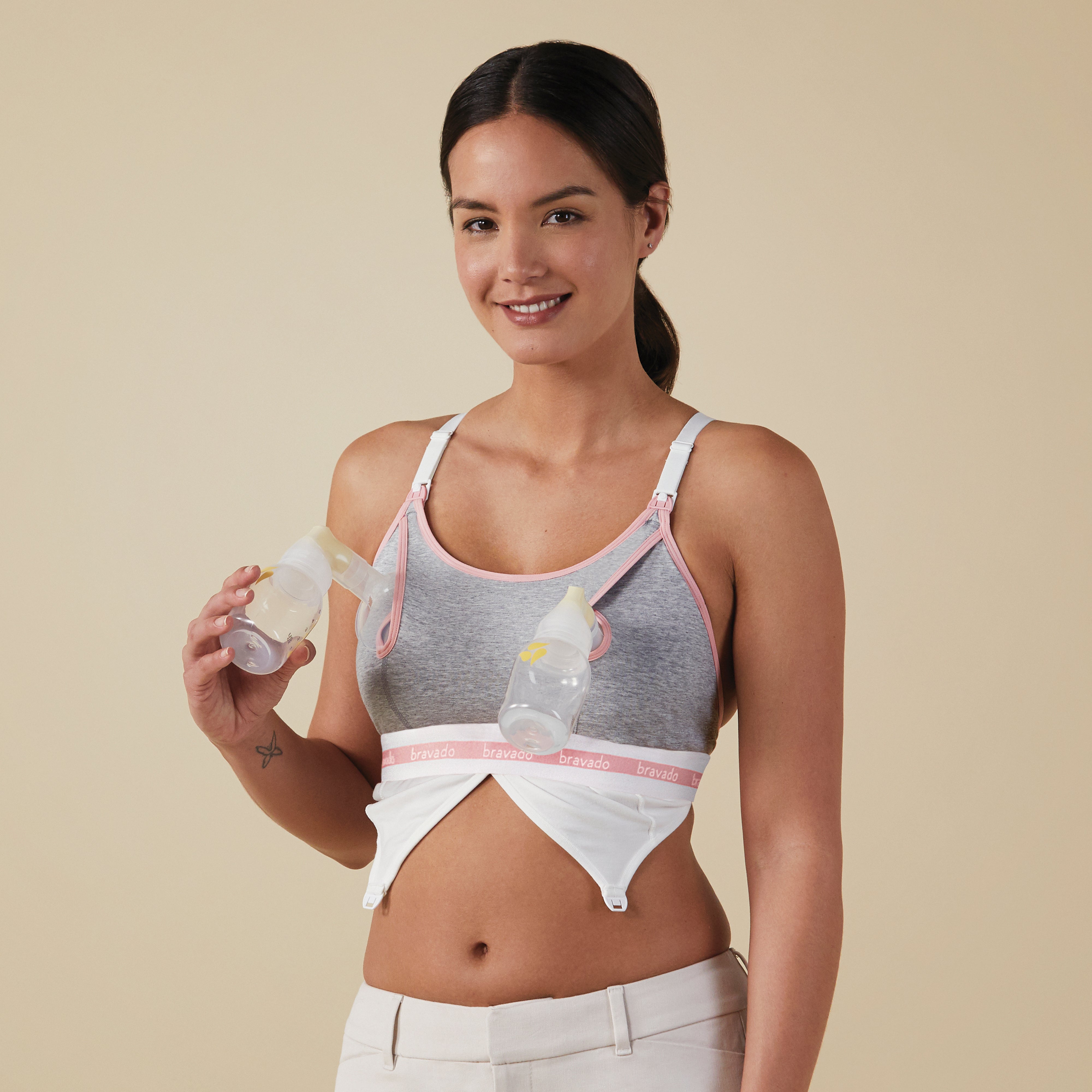 Bravado Designs Clip and Pump Hands-Free Nursing Bra