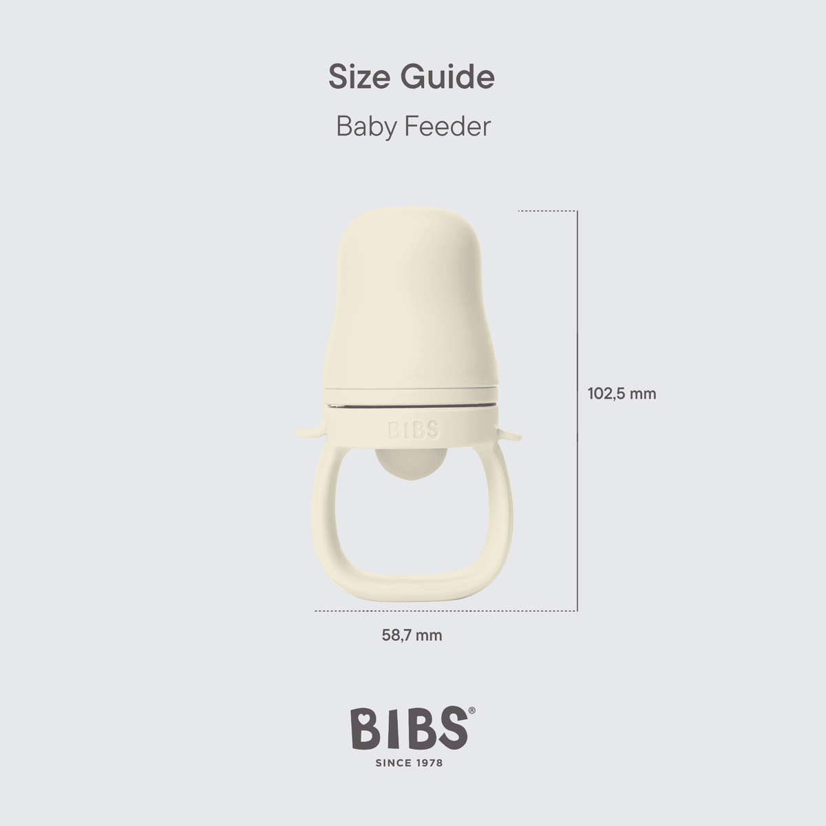Bibs Baby Feeder Ivory