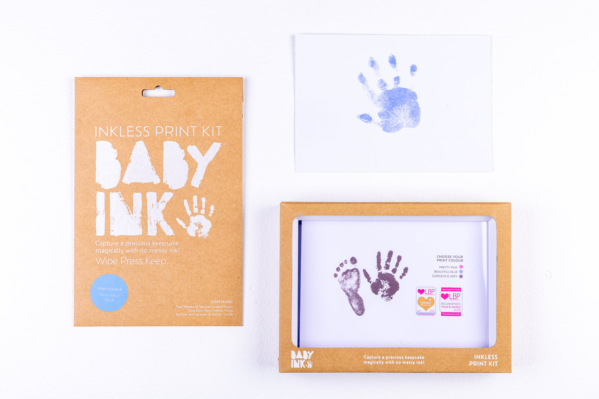 Babyink Ink-less Keepsake Frame Kit - Beautiful Blue