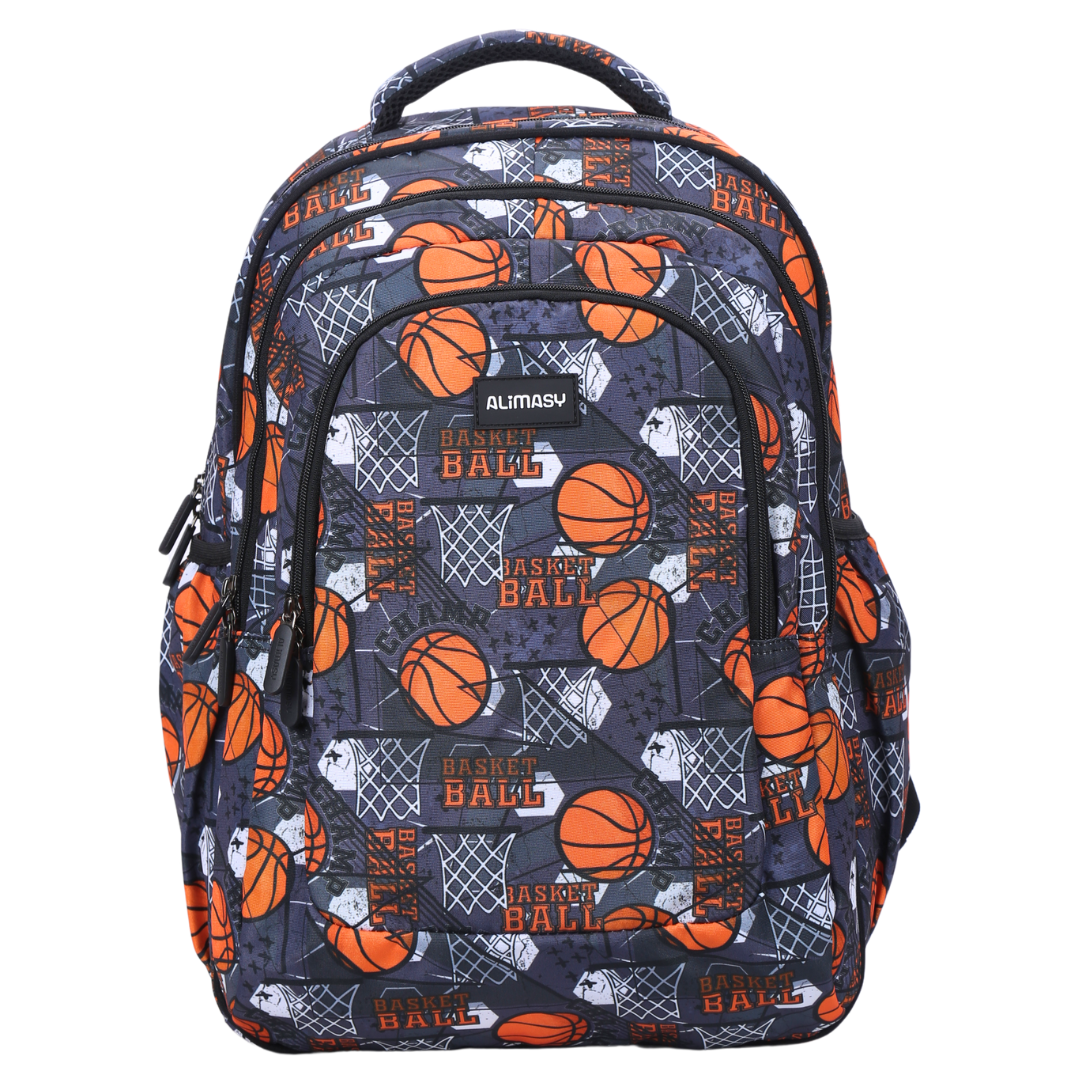 Alimasy Large School Backpack - Basketball