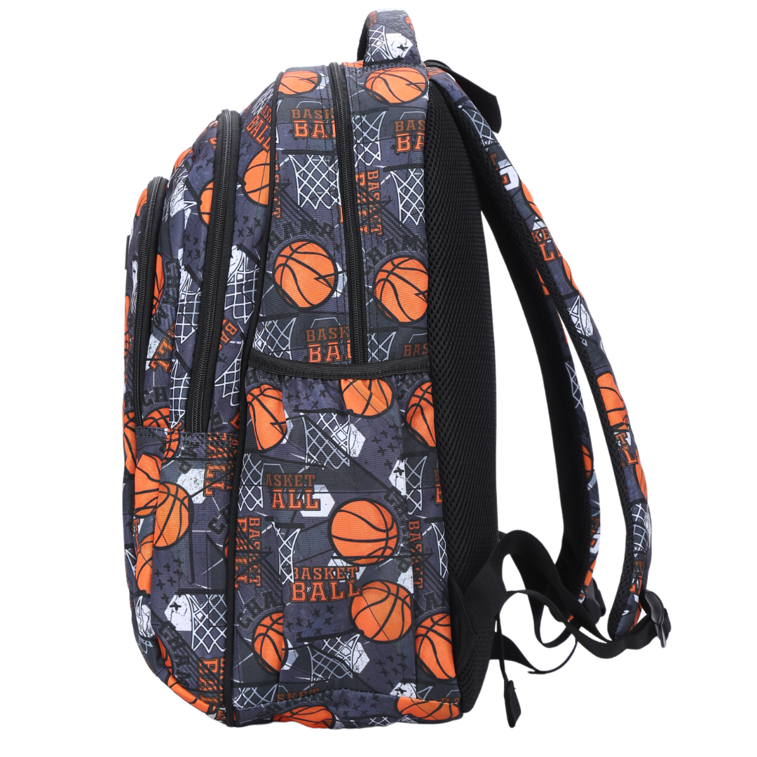 Alimasy Large School Backpack - Basketball