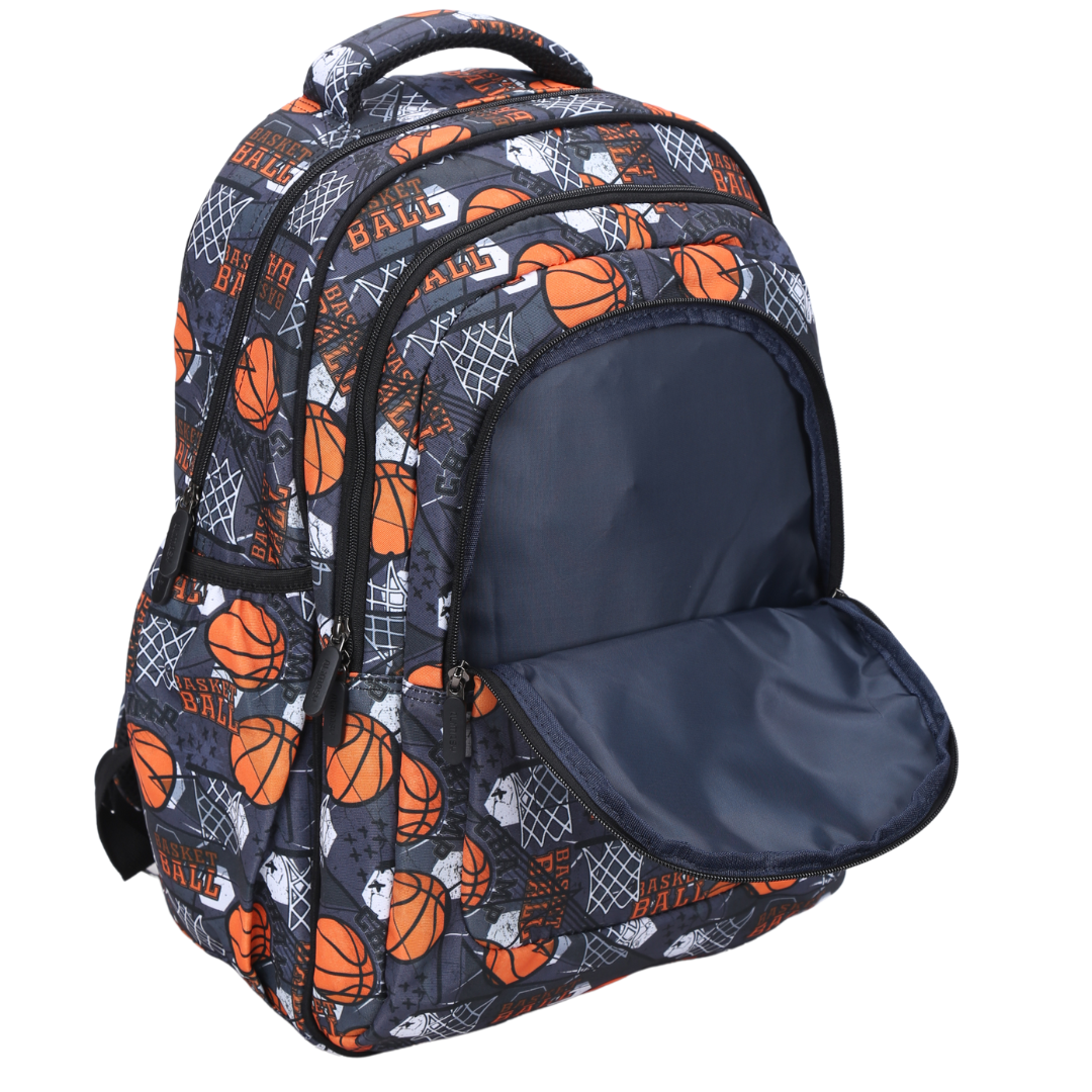 Alimasy Large School Backpack - Basketball