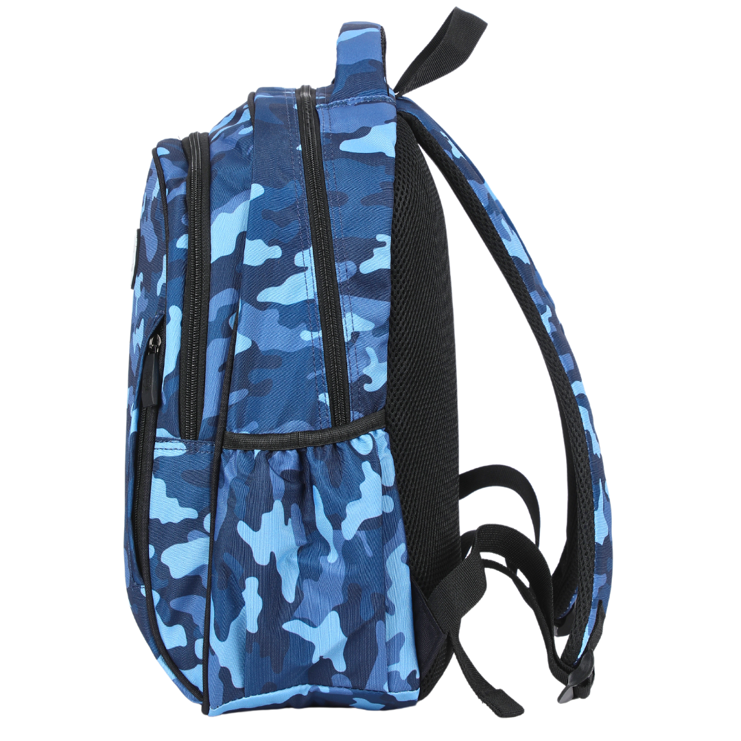 Alimasy Midsize Backpack - Blue Camouflage