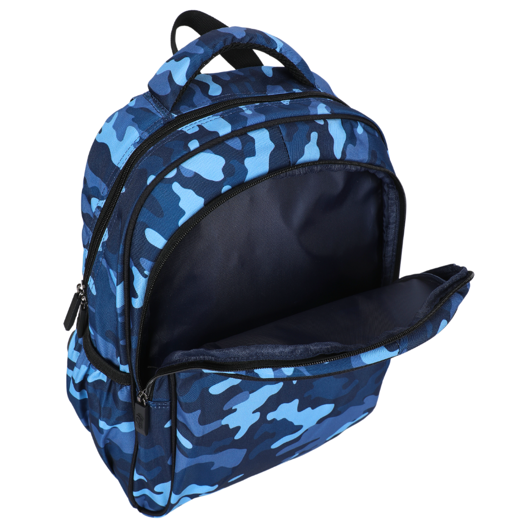 Alimasy Midsize Backpack - Blue Camouflage