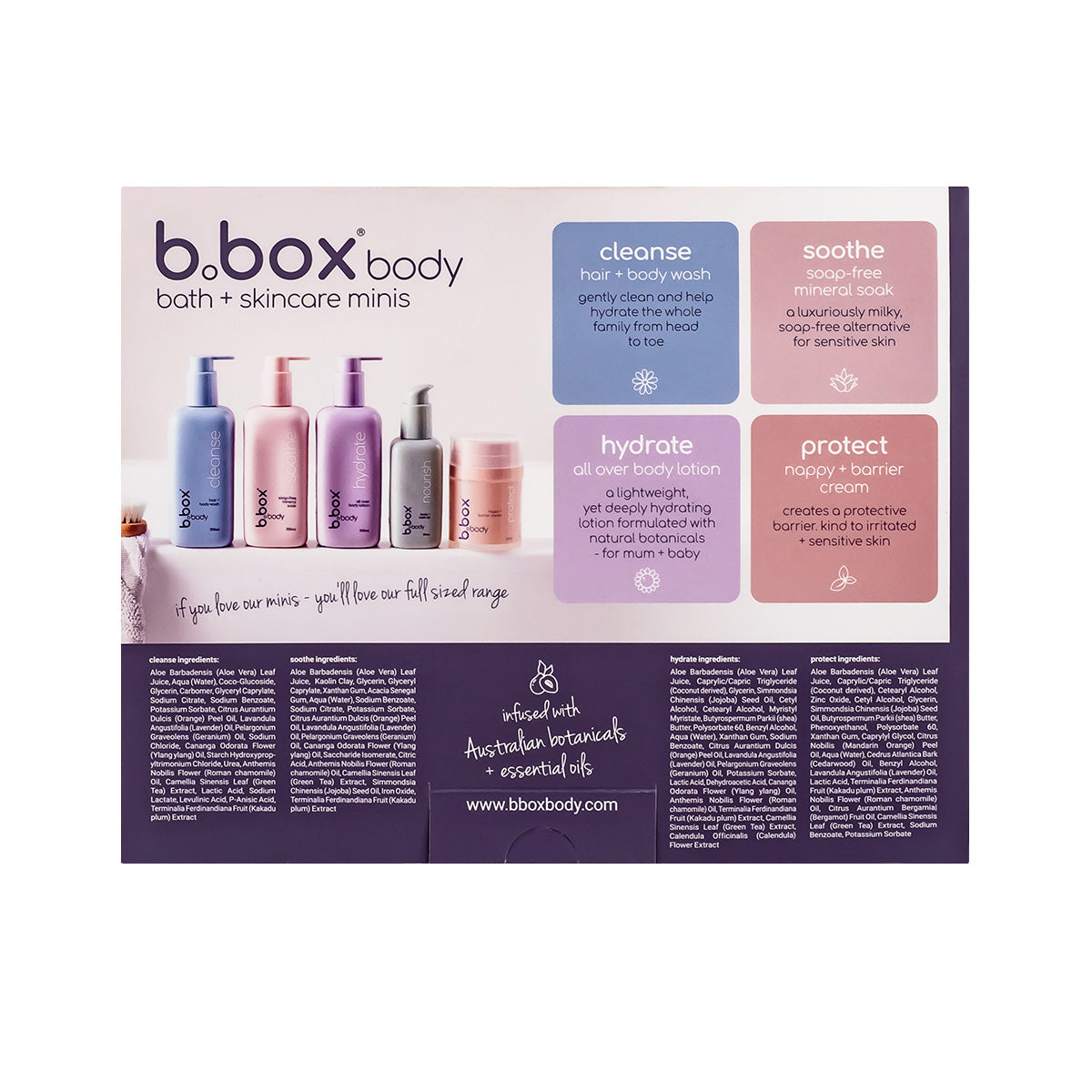b.box Bath & Skincare Minis