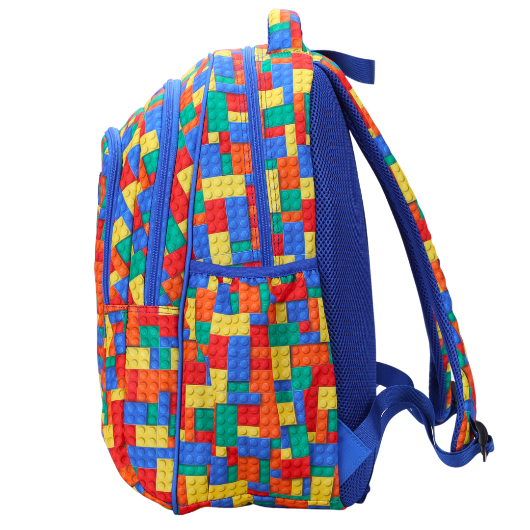 Alimasy Large School Backpack - Bricks