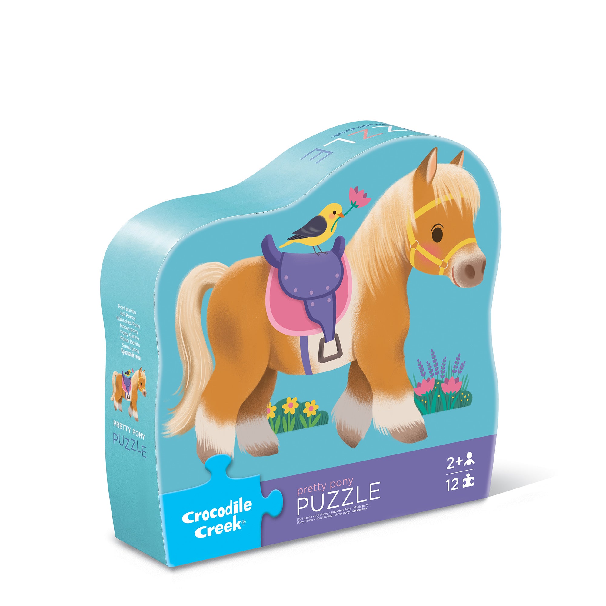 Crocodile Creek Mini Puzzle 12pc Pony