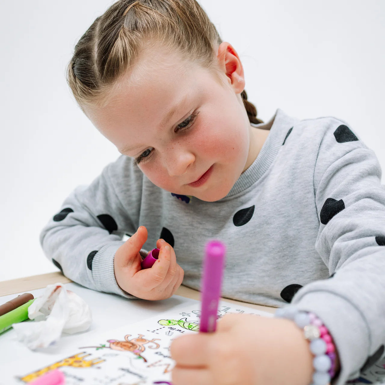Hey Doodle Washable Crayons Pens
