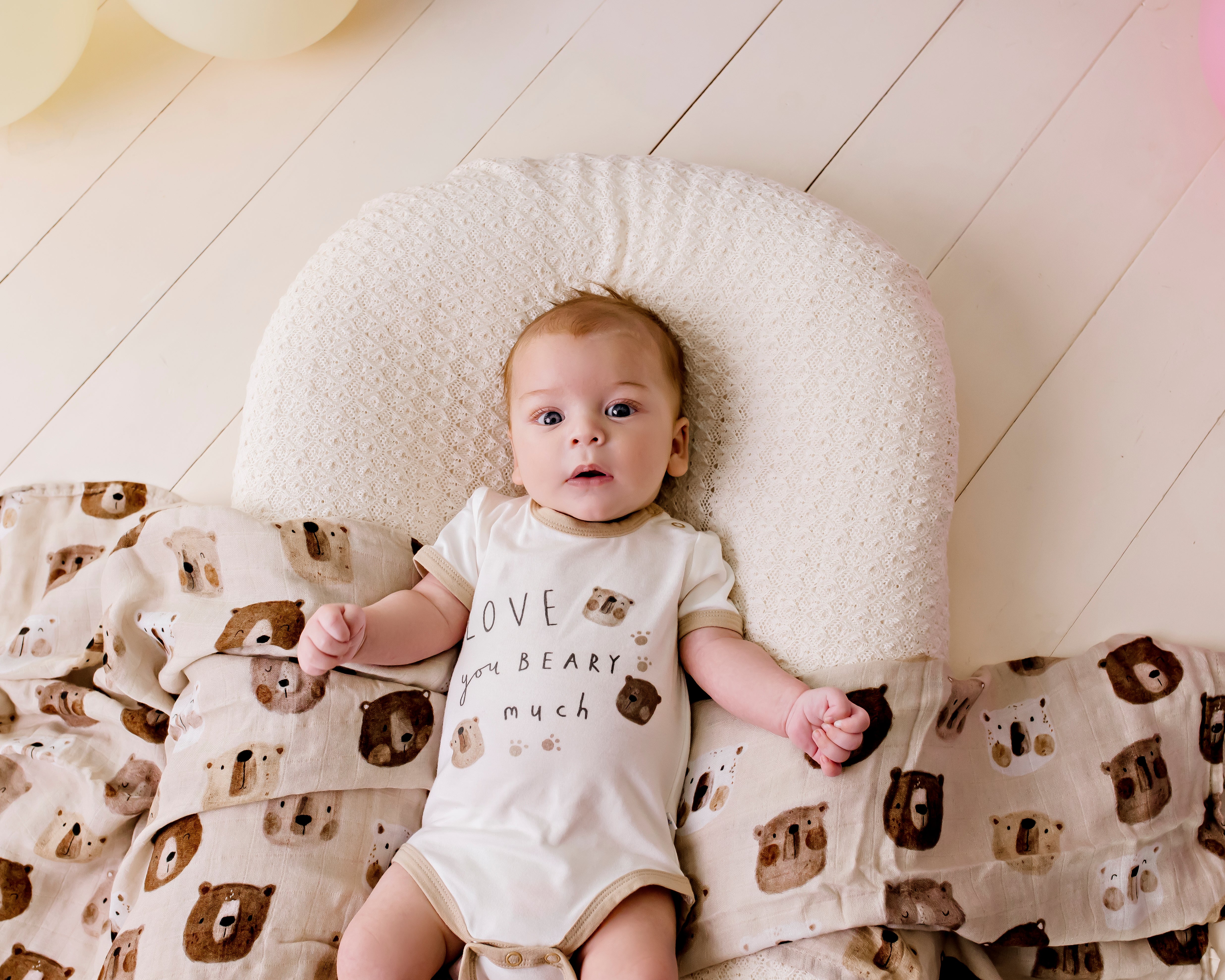 Confetti Kidz Print Bodysuit - Beary Cute