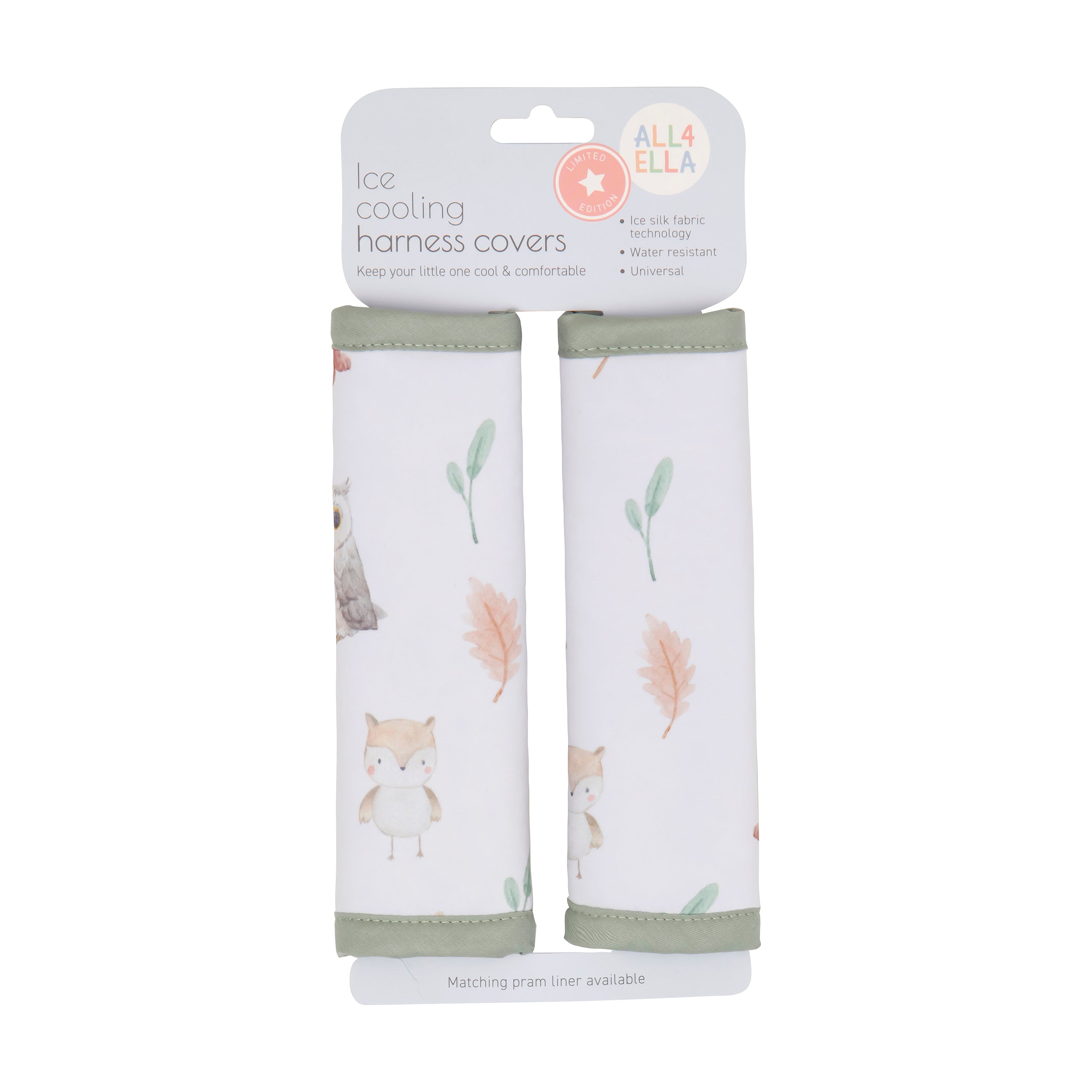 All4ella Pram Harness Cover - Ice Cooling Tech