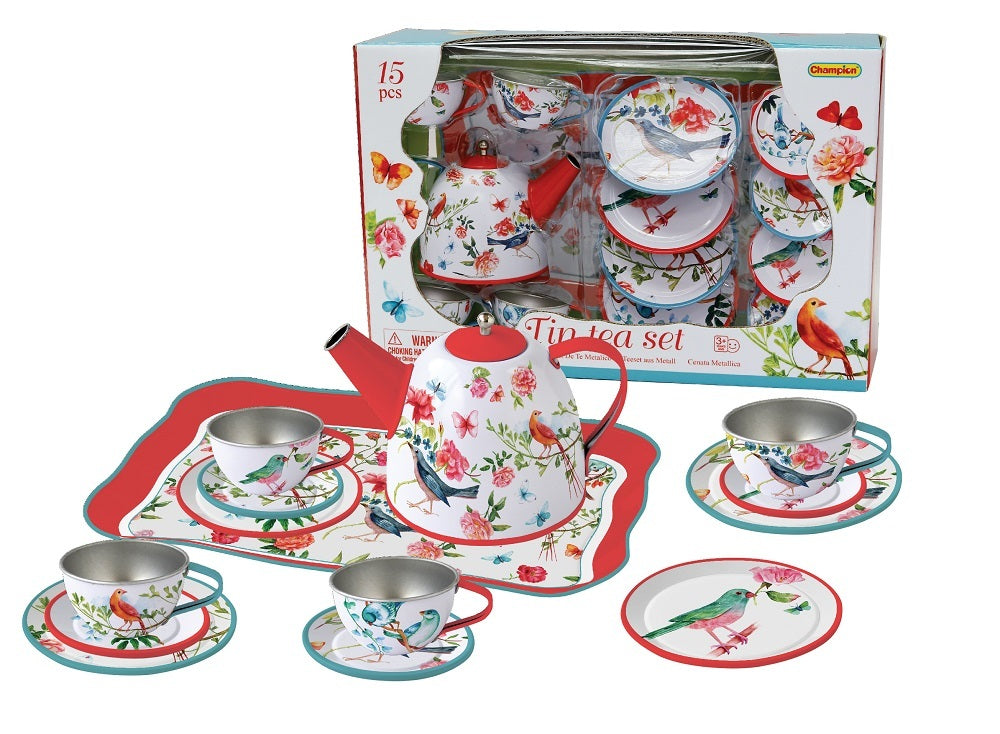 Kaper Kidz Tin Tea Set - 15 Pcs