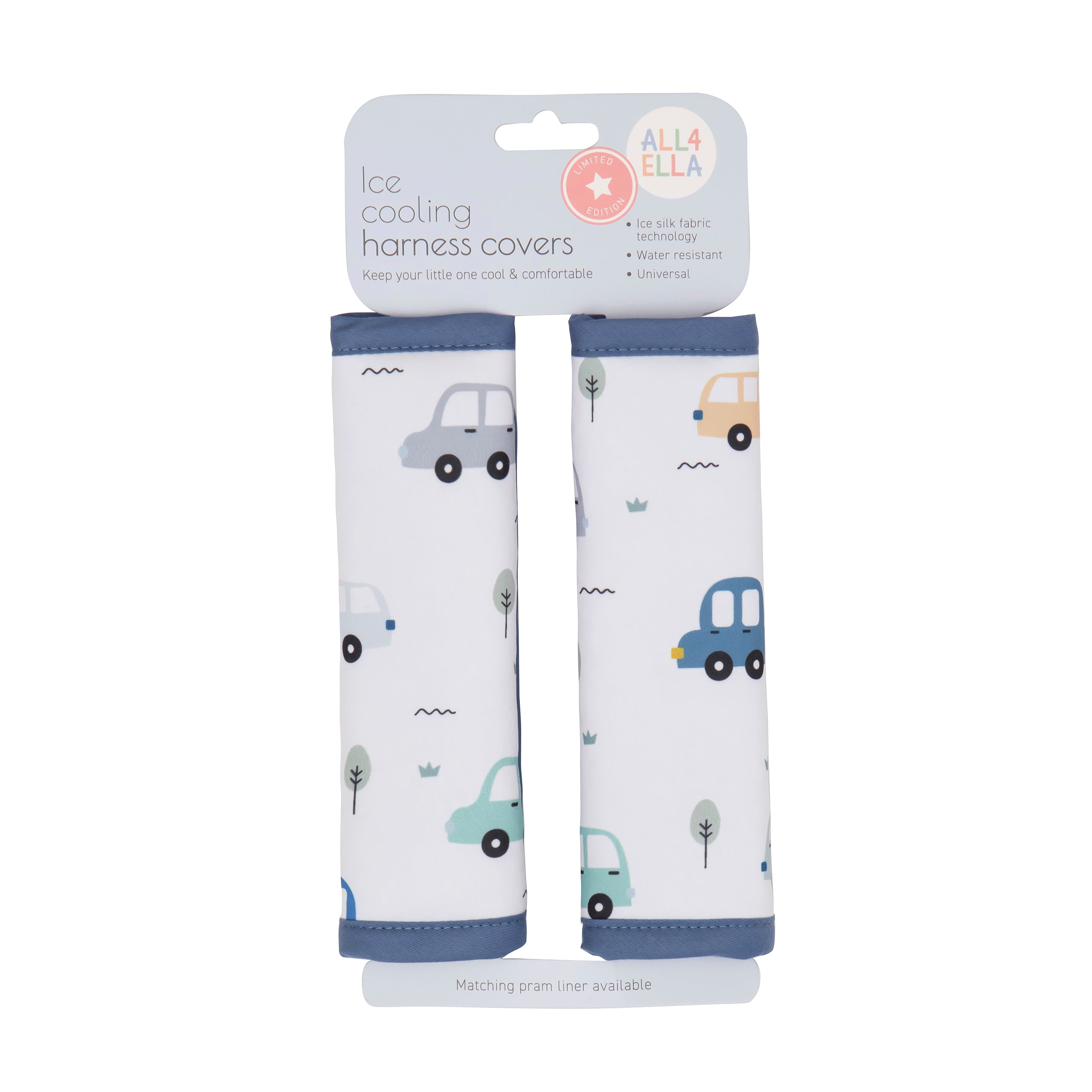 All4ella Pram Harness Cover - Ice Cooling Tech