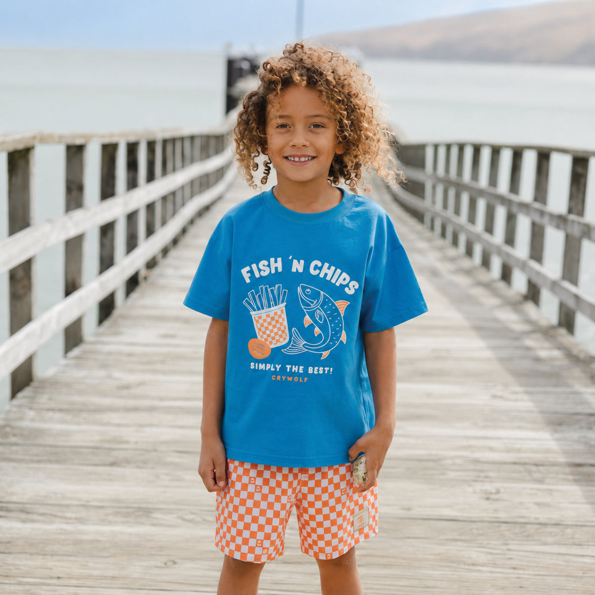 Cry Wolf Sun Smart T-Shirt Fish N Chips