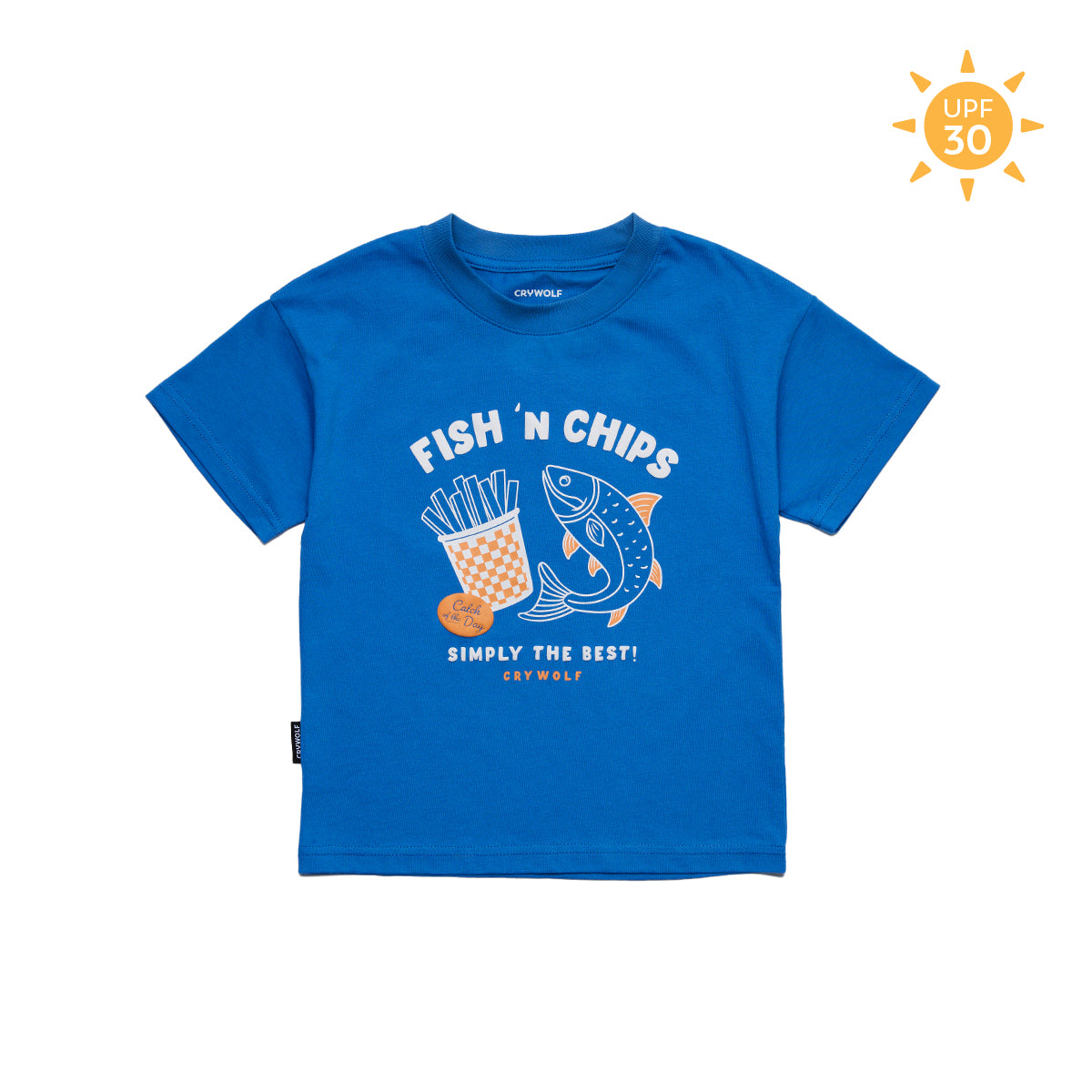 Cry Wolf Sun Smart T-Shirt Fish N Chips