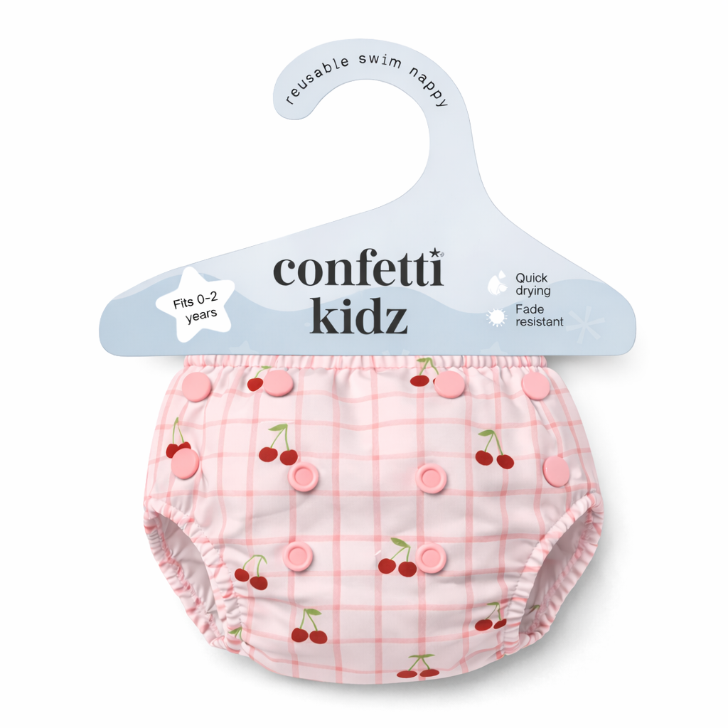Confetti Kidz Swim Nappy Cherry Bloom
